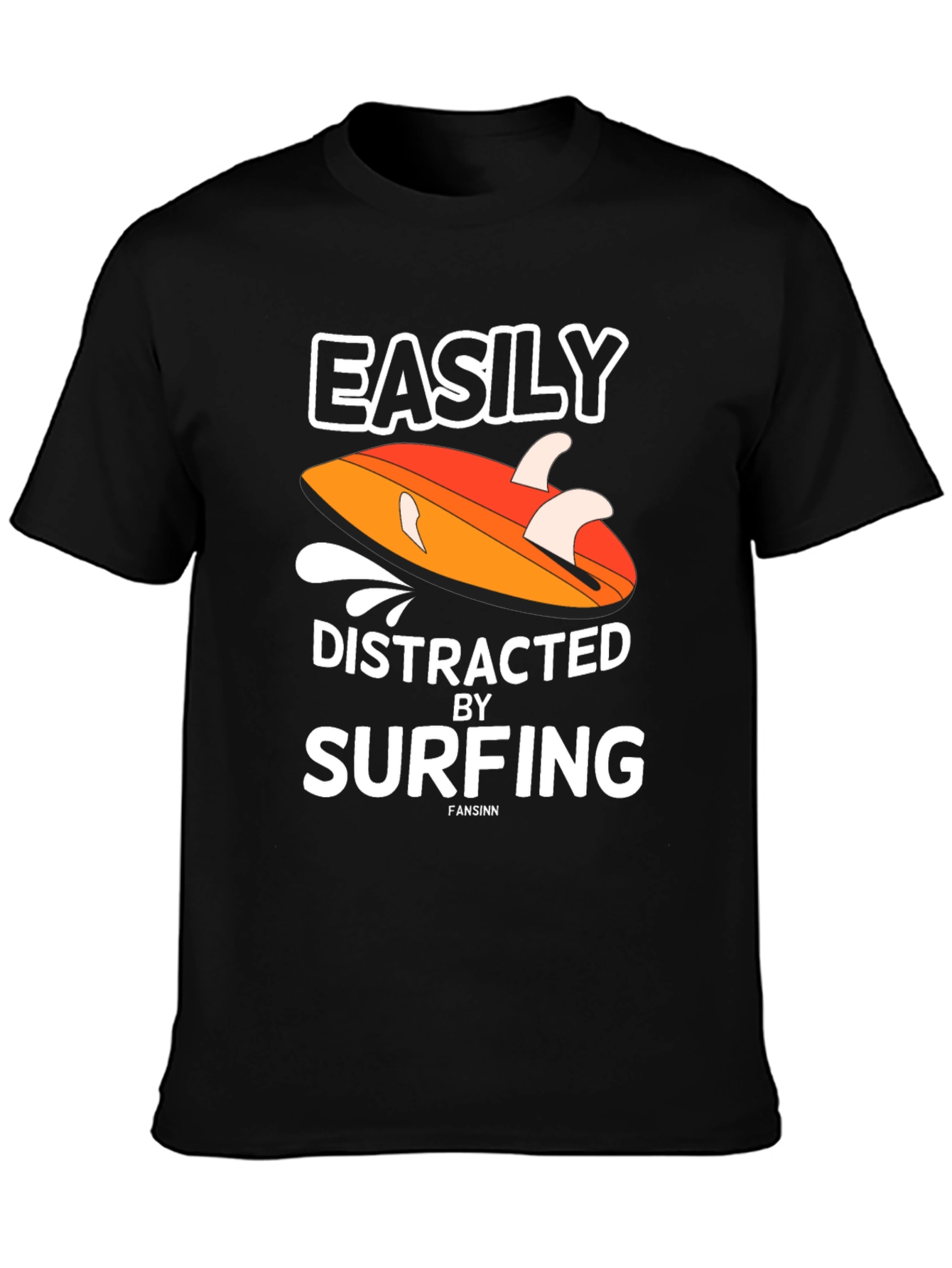 Easily Distracted by Surfing T-Shirt