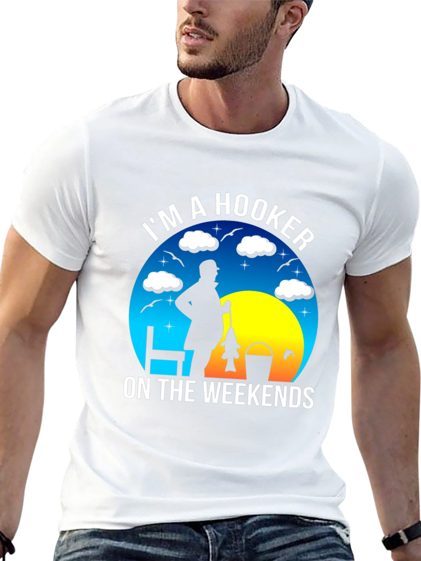 Im A Hooker On The Weekends Fishing T-Shirt