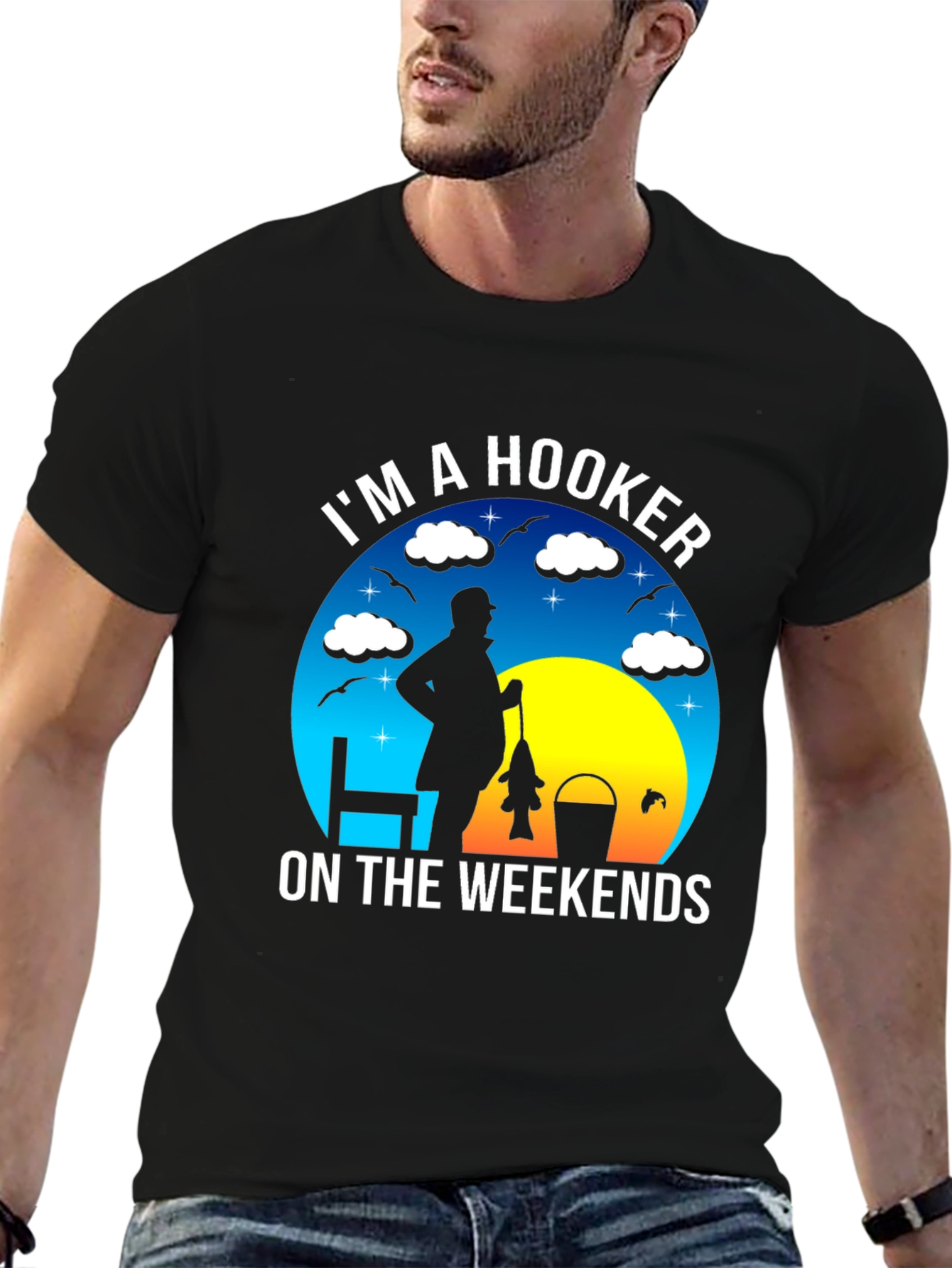Im A Hooker On The Weekends Fishing T-Shirt