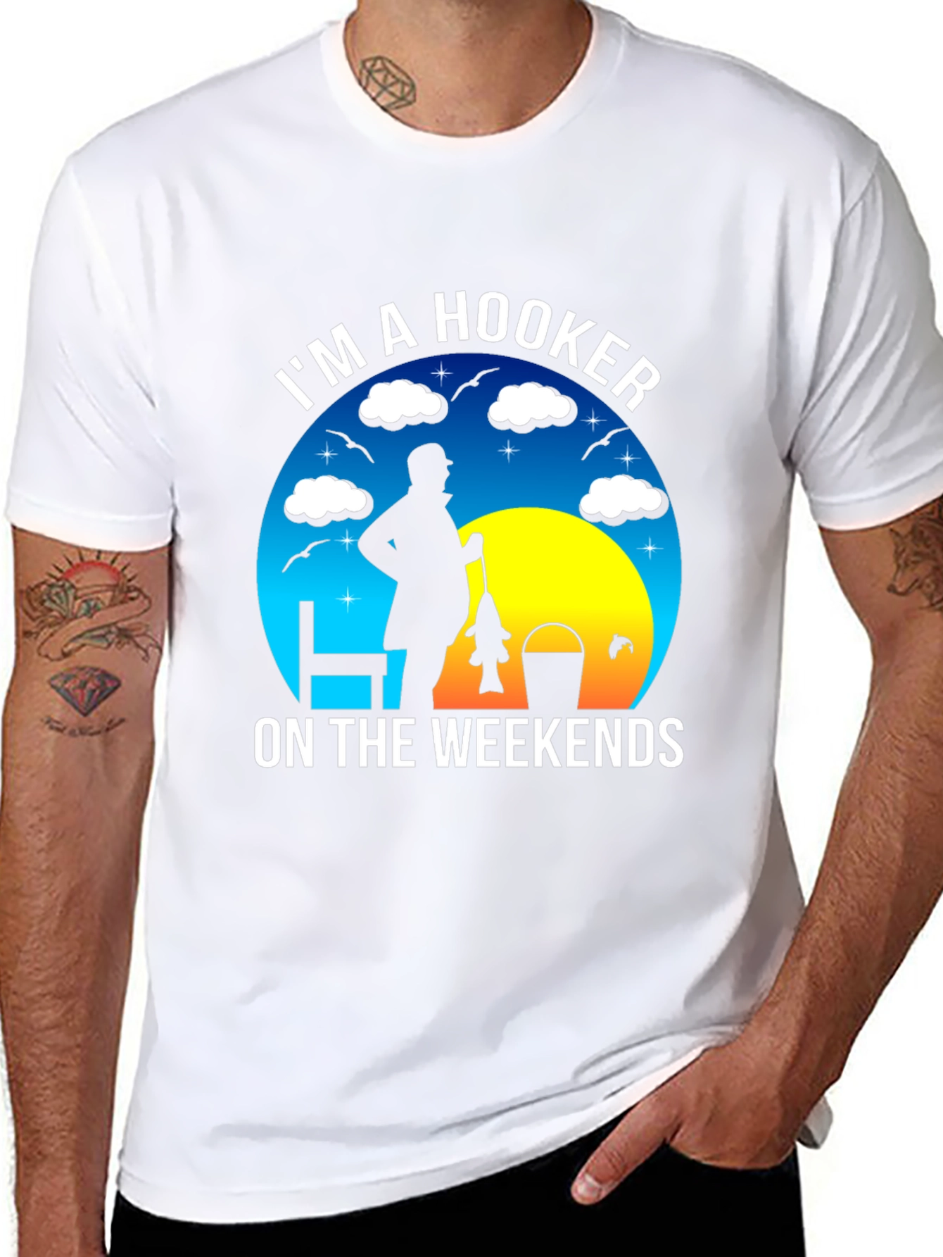 Im A Hooker On The Weekends Fishing T-Shirt