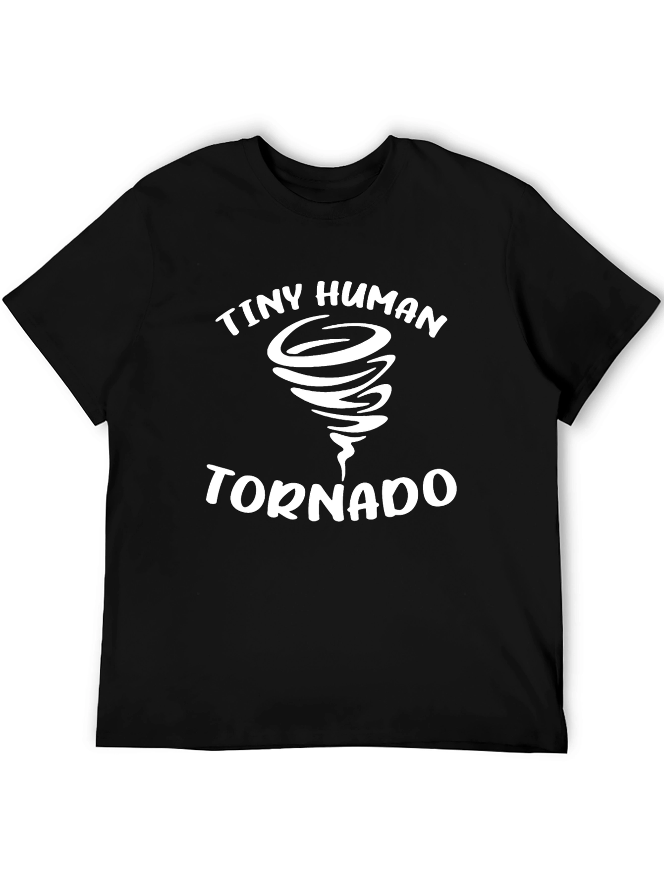 Tiny Human Tornado Graphic Tee - Black T-Shirt