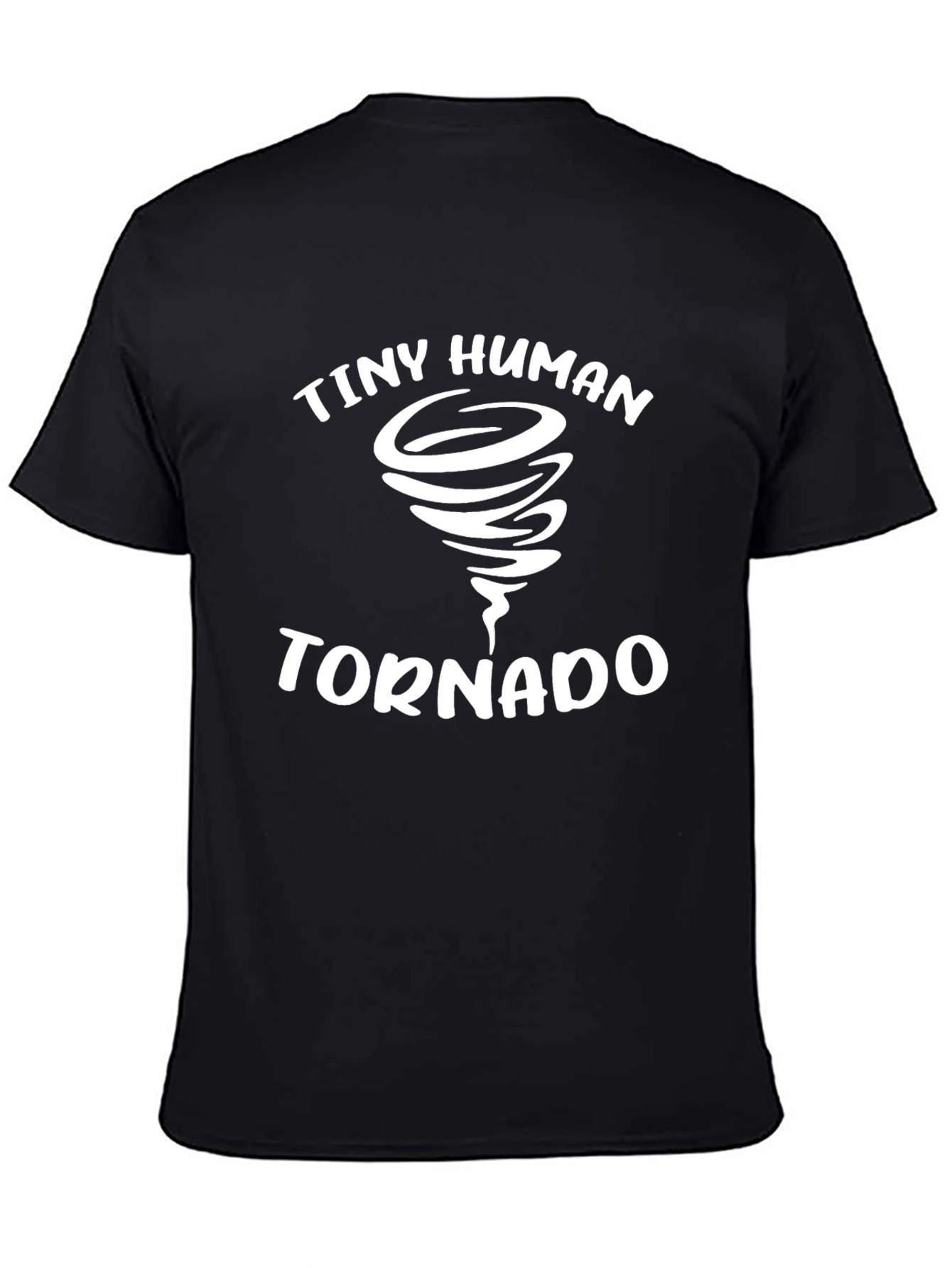 Tiny Human Tornado Graphic Tee - Black T-Shirt