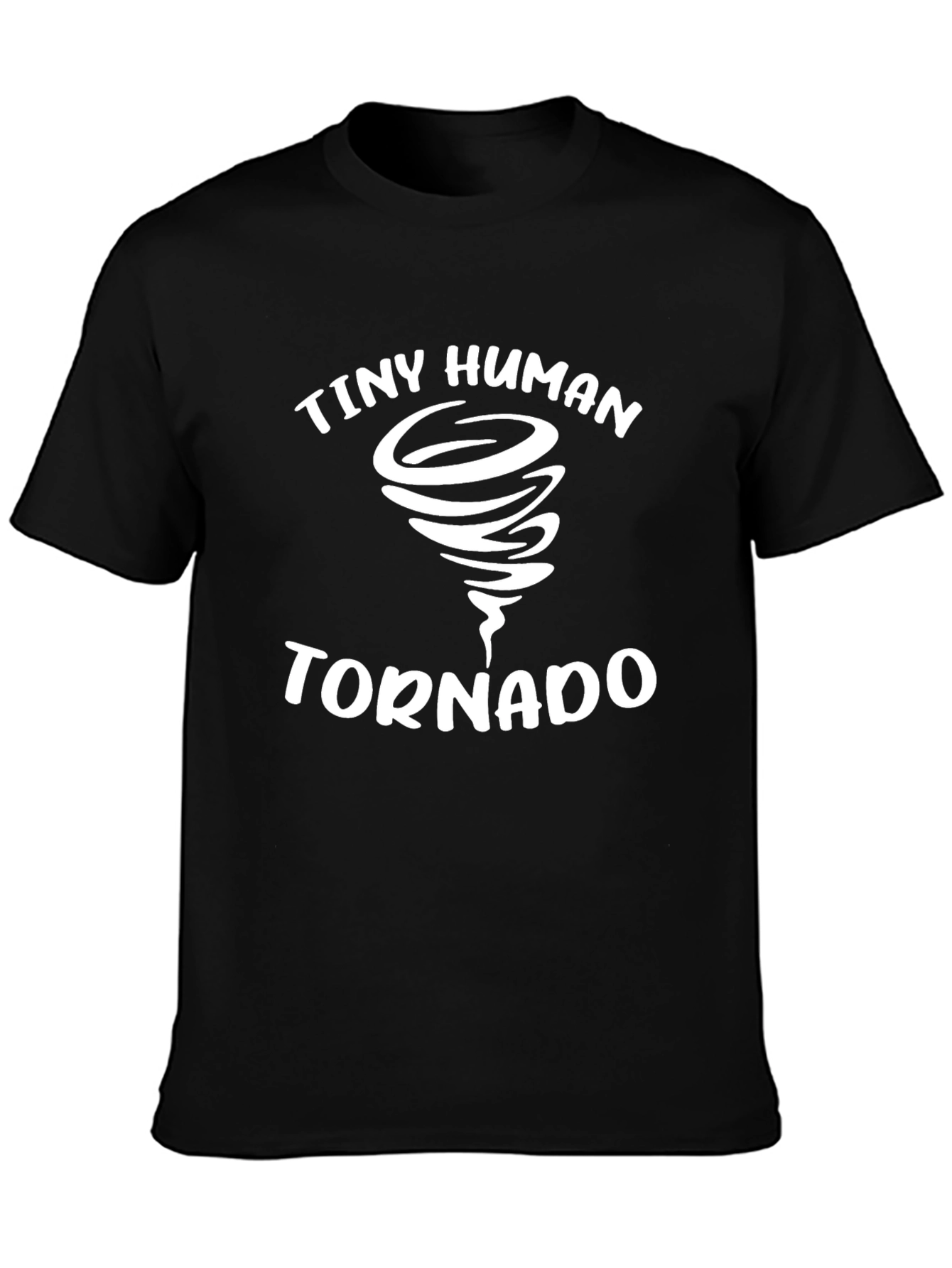Tiny Human Tornado Graphic Tee - Black T-Shirt