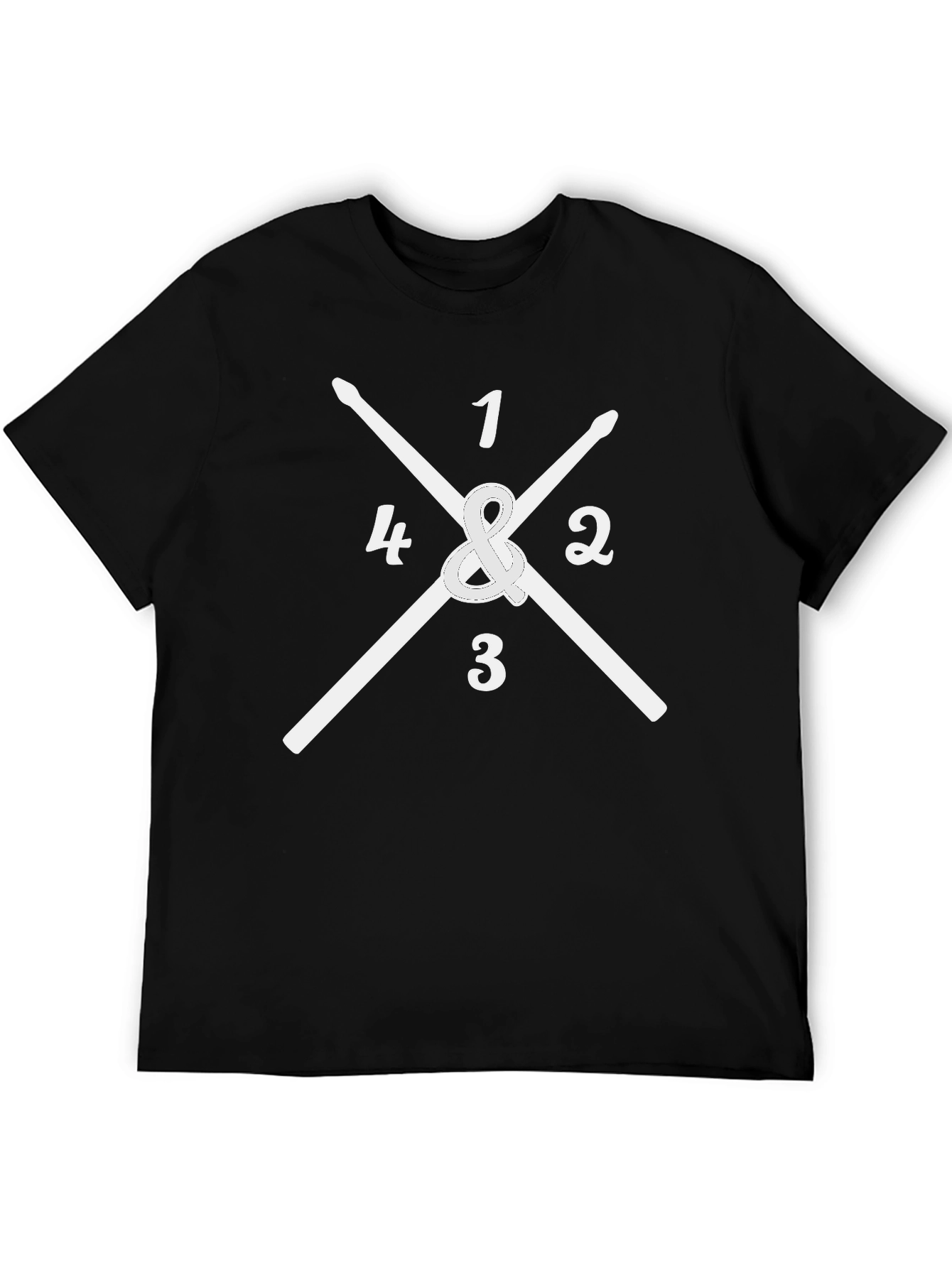Drummer Rhythm T-Shirt - 1234 Drumsticks Tee