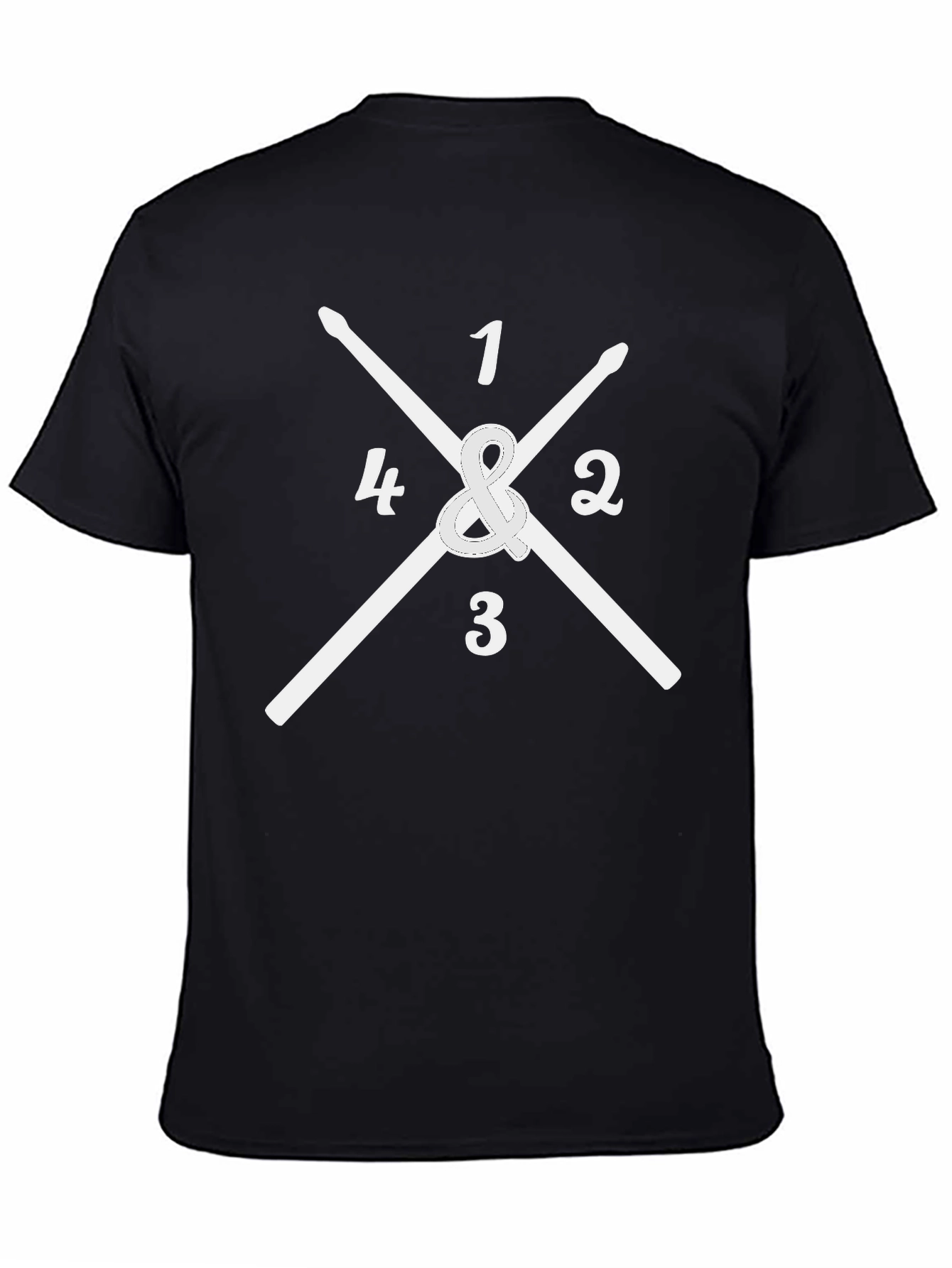 Drummer Rhythm T-Shirt - 1234 Drumsticks Tee