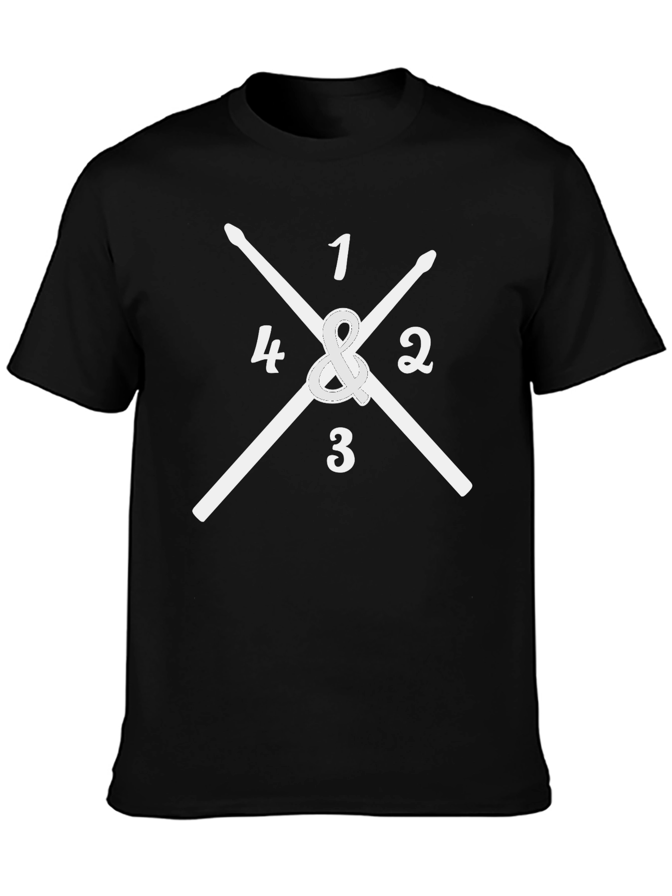 Drummer Rhythm T-Shirt - 1234 Drumsticks Tee