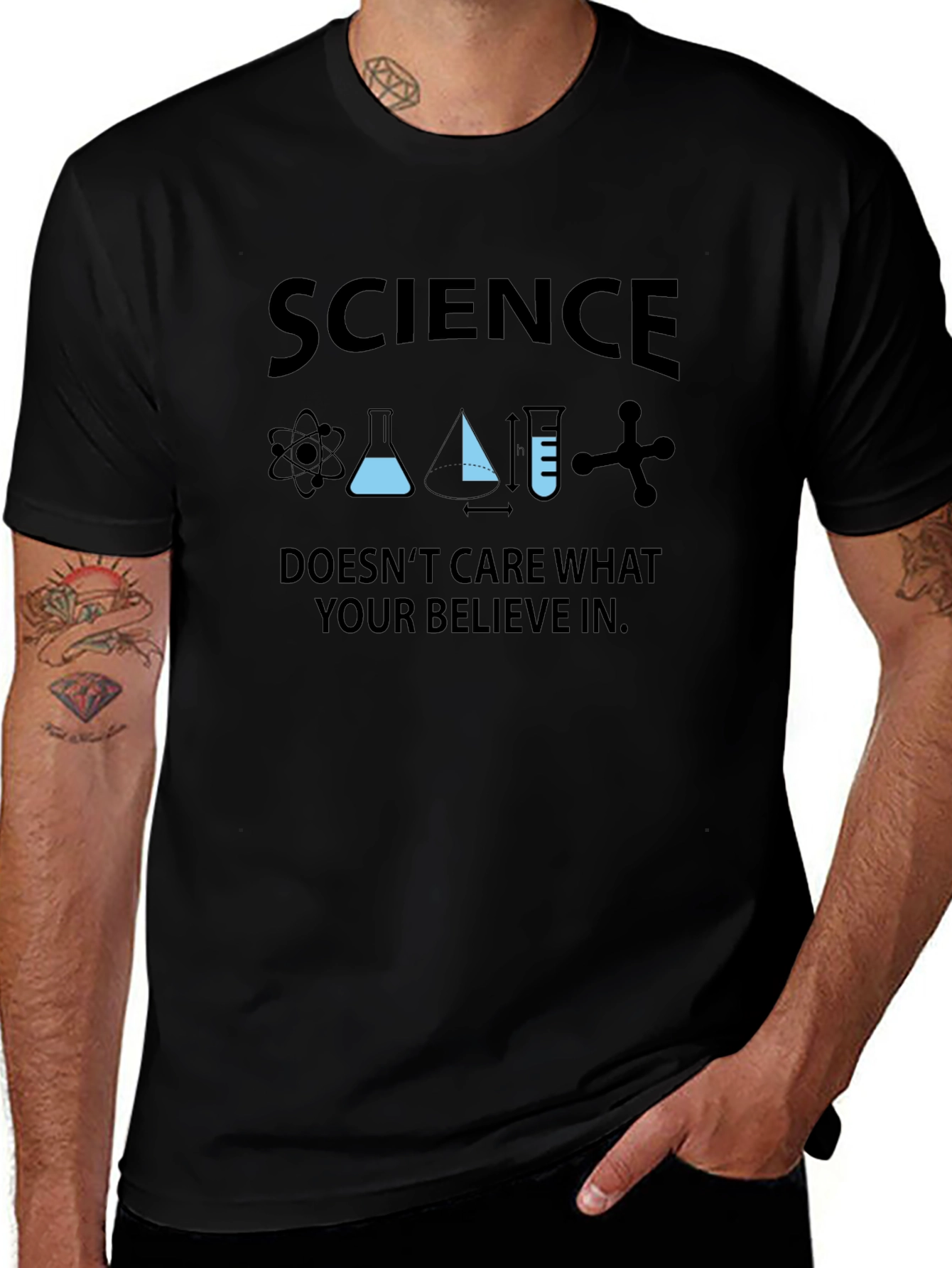 Science Doesnt Care What You Believe T-Shirt