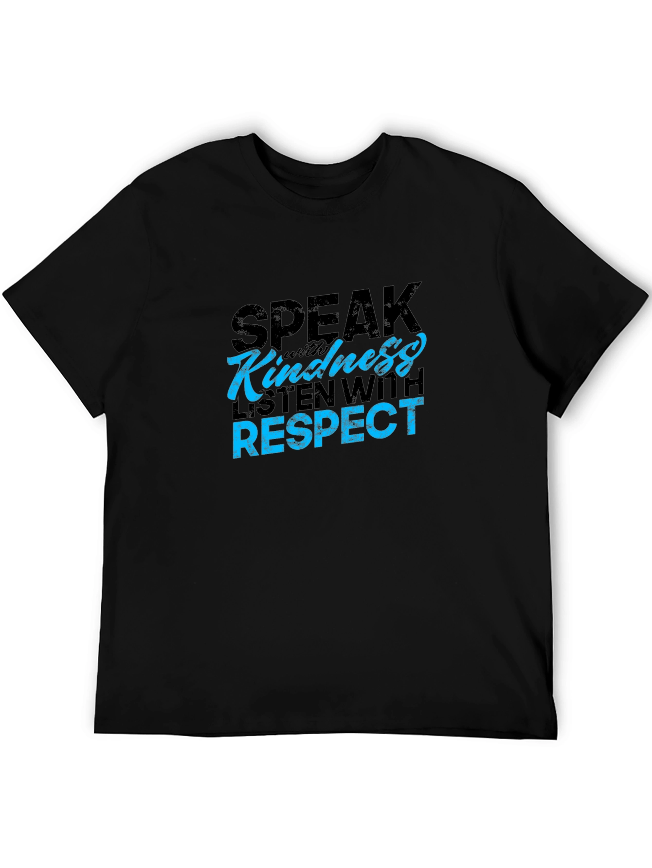 Speak with Kindness Graphic Tee - Black