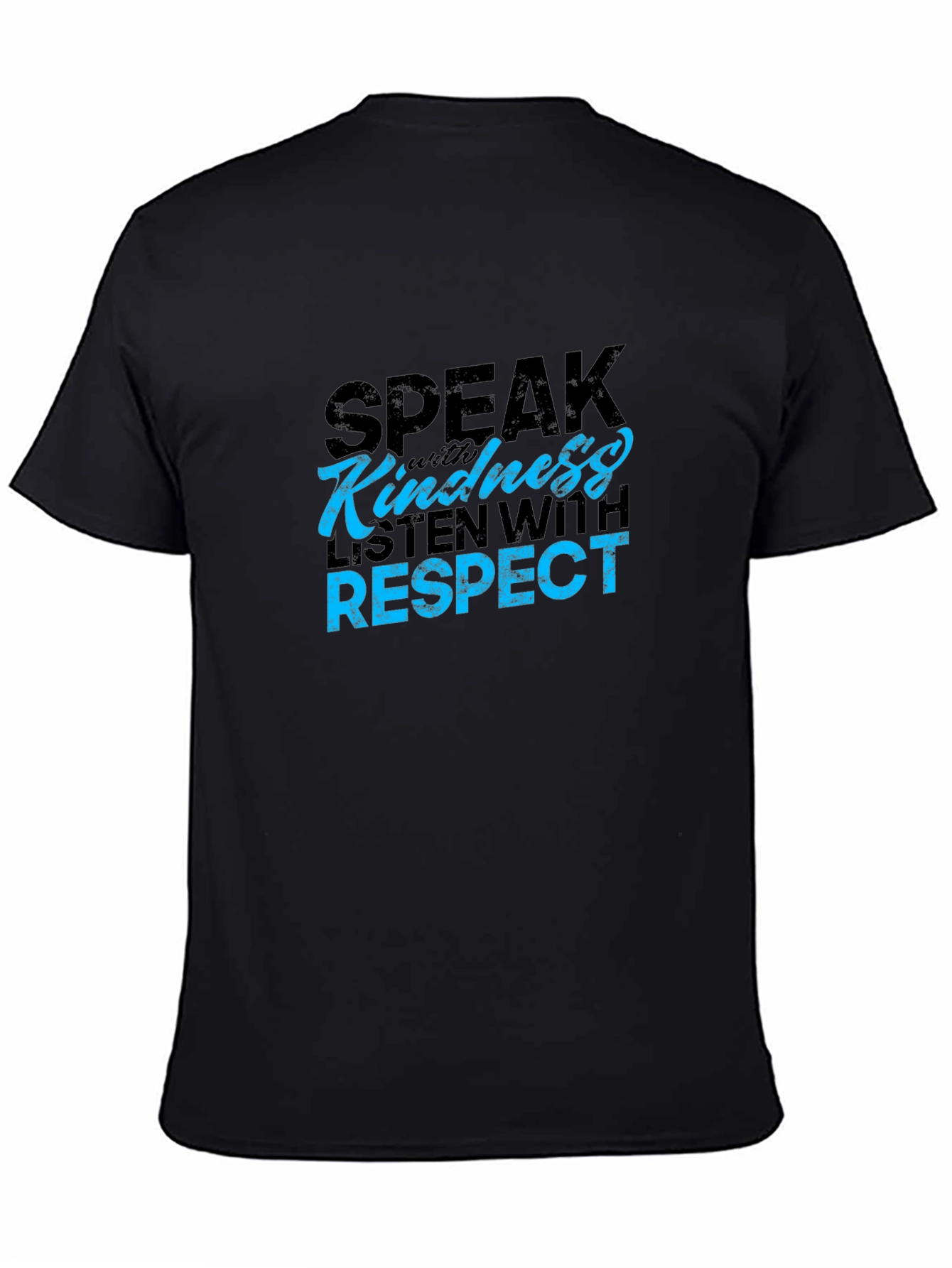 Speak with Kindness Graphic Tee - Black