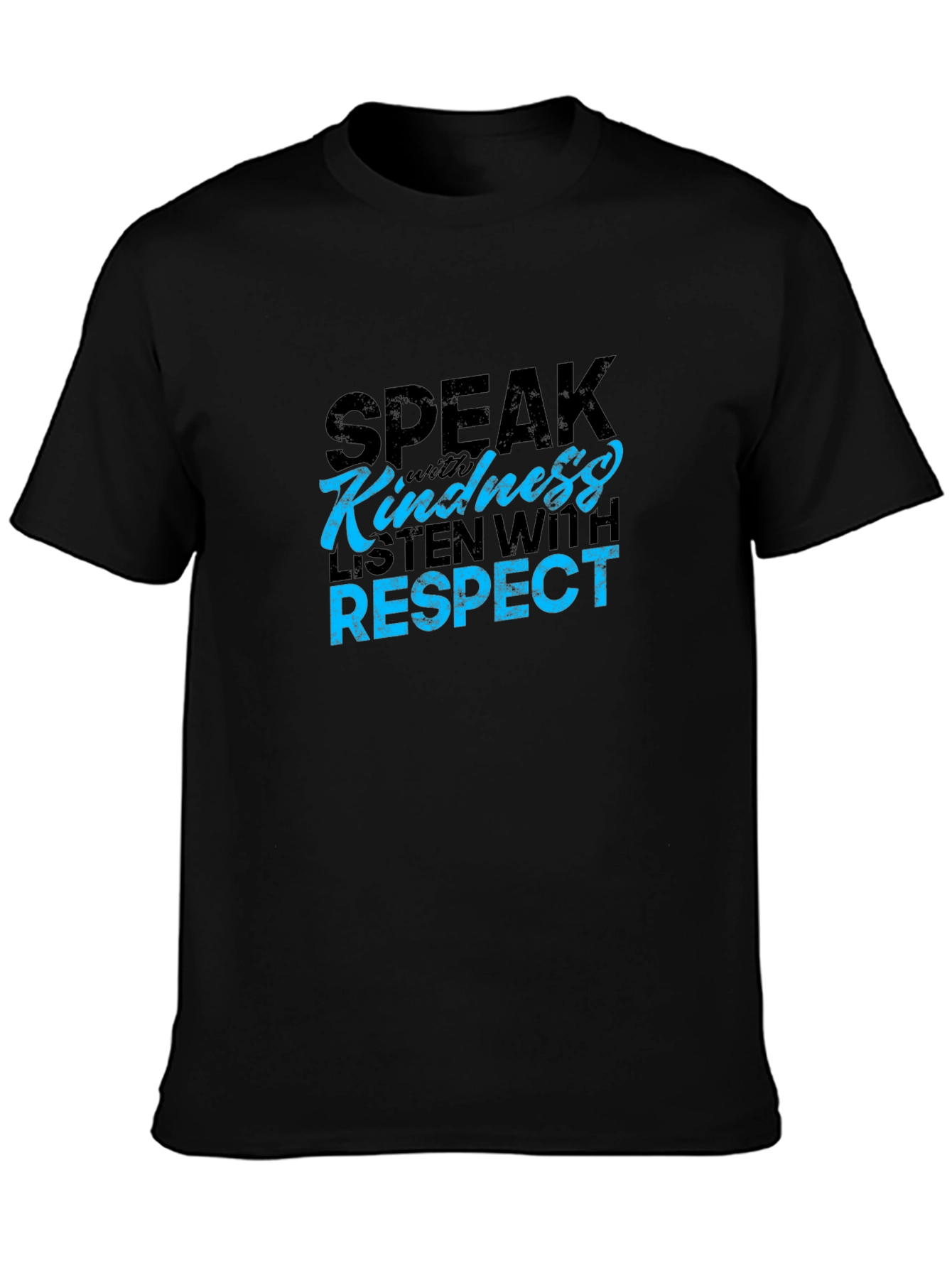 Speak with Kindness Graphic Tee - Black