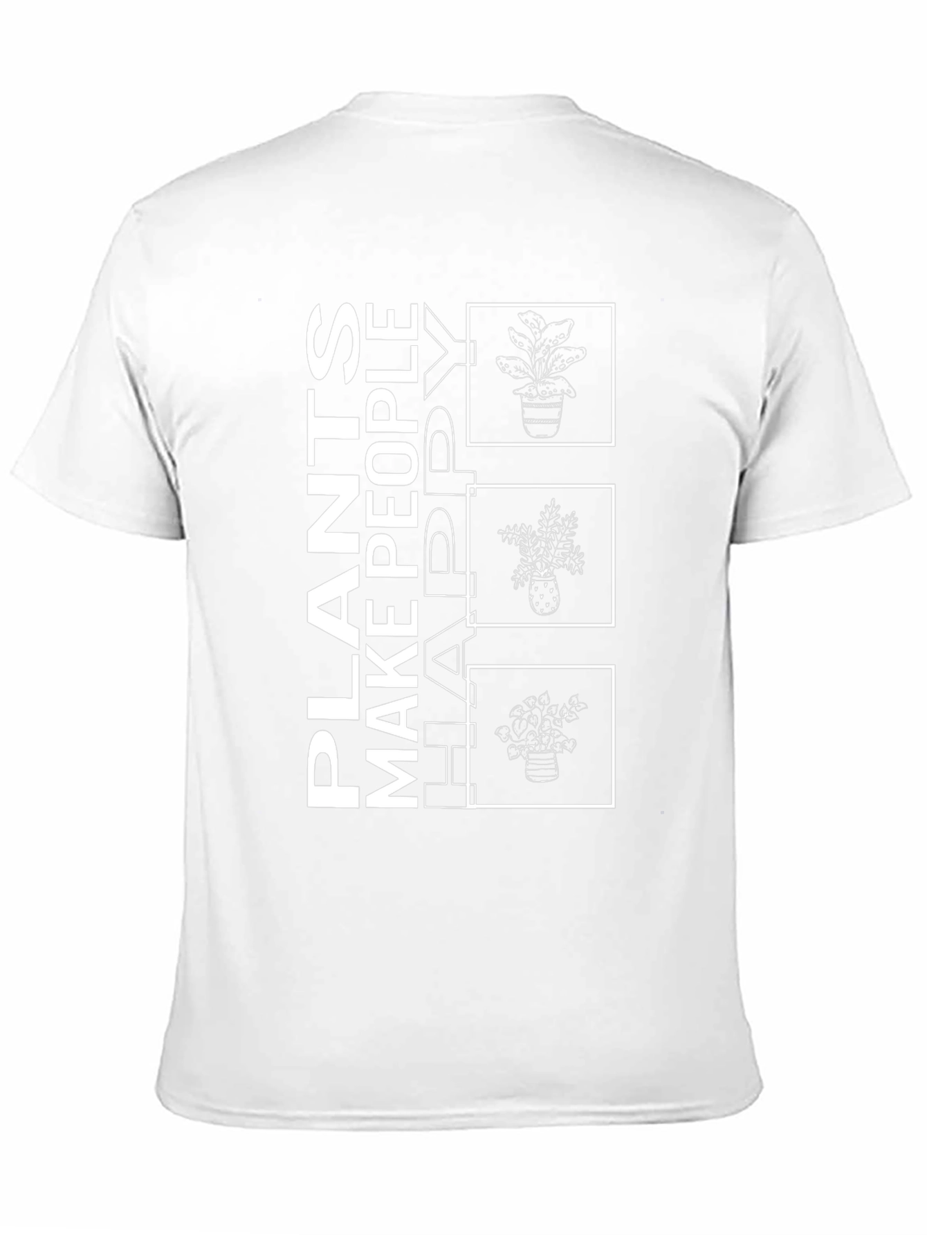 Plants Make People Happy Graphic Tee