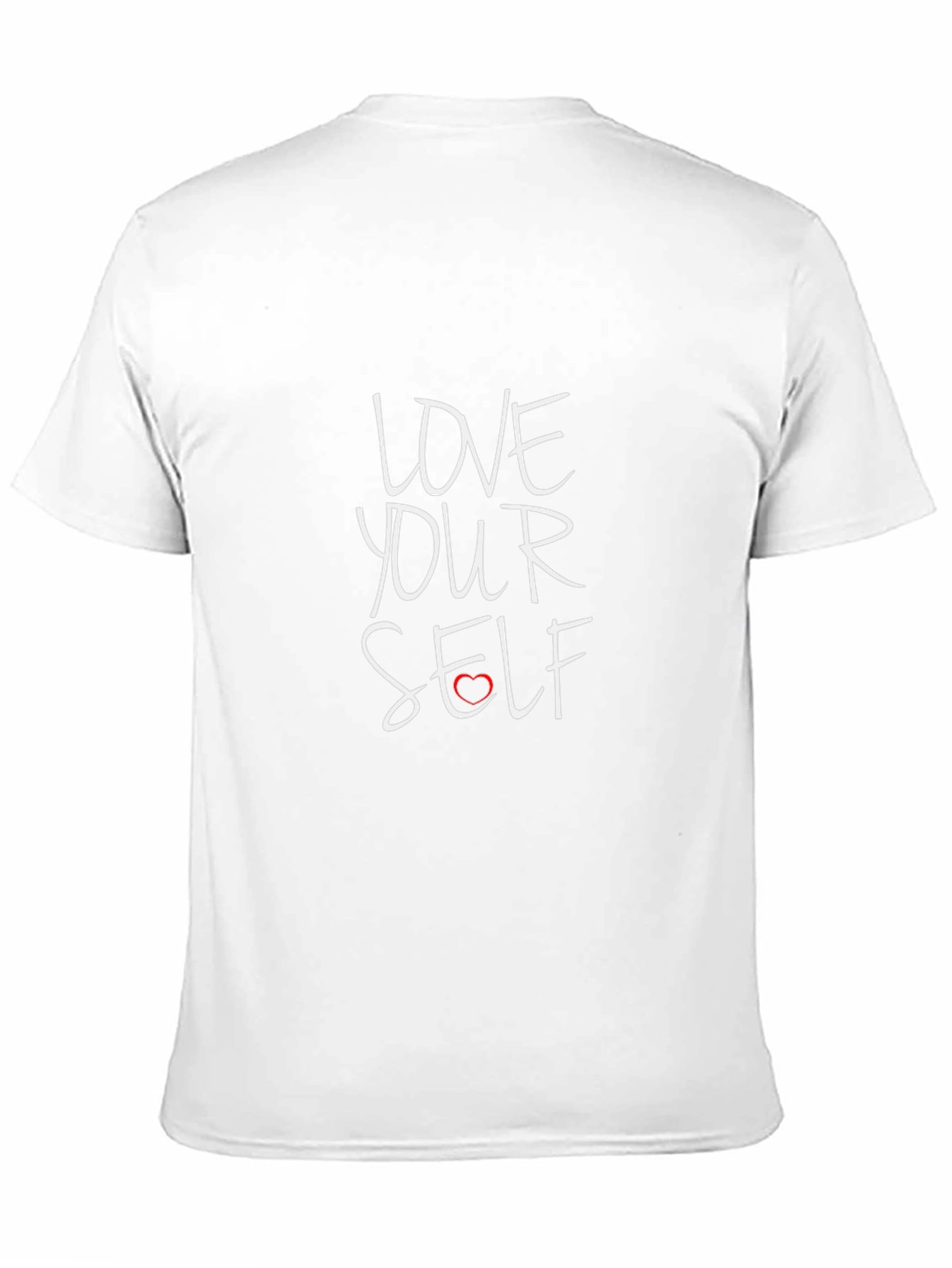 Love Yourself Graphic Tee - Black Casual Shirt