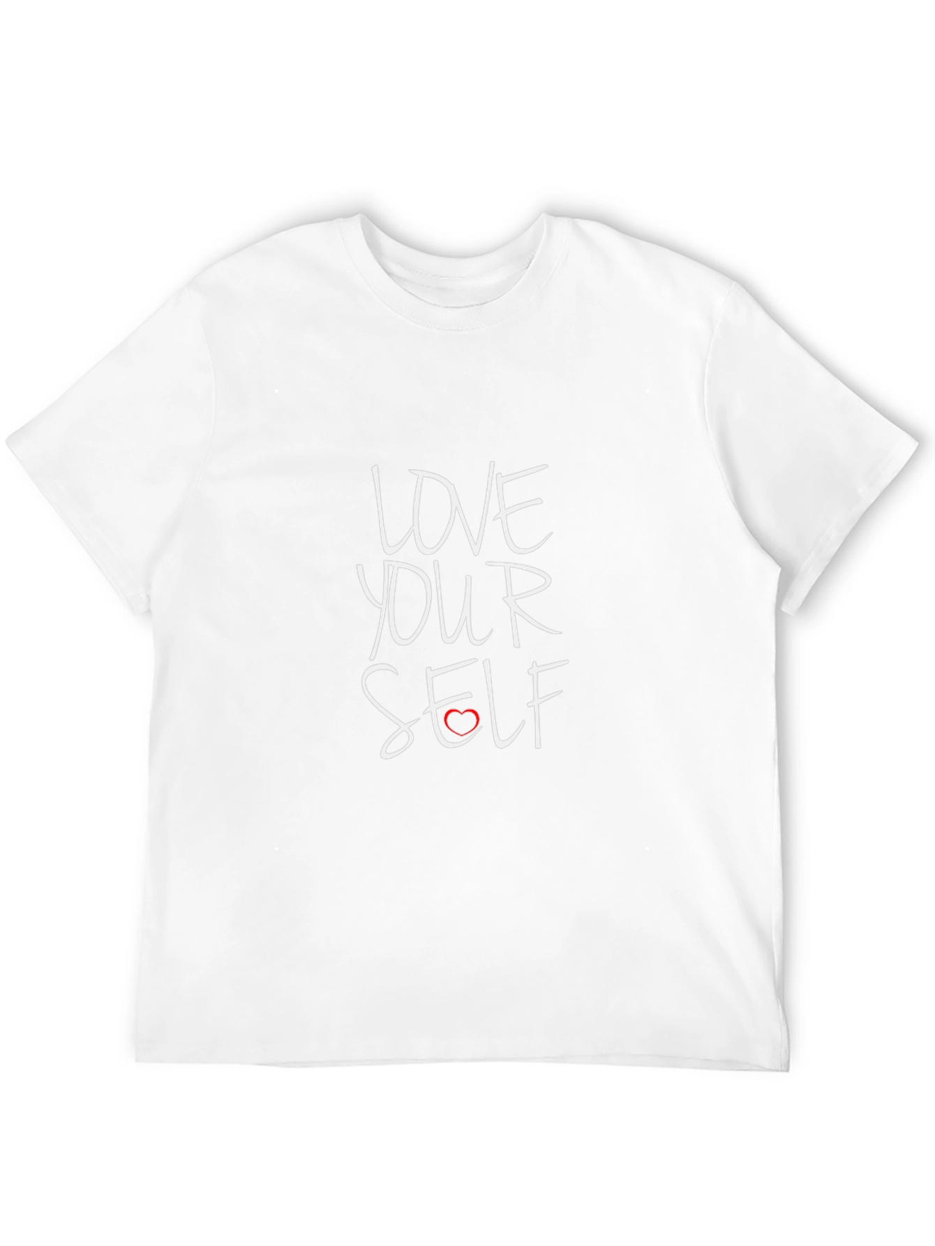 Love Yourself Graphic Tee - Black Casual Shirt