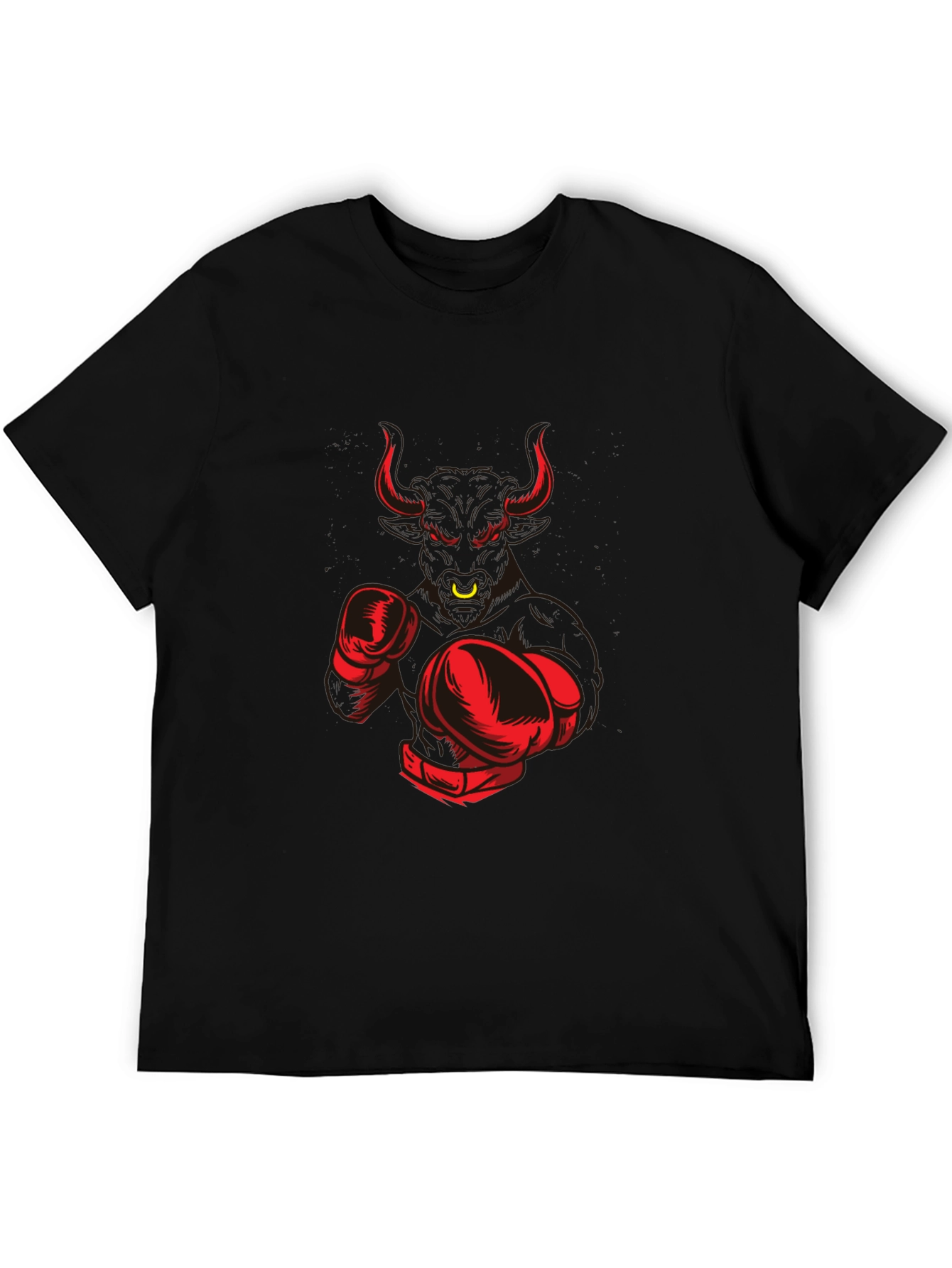 Bull Boxer Graphic Tee - Mens Black T-Shirt