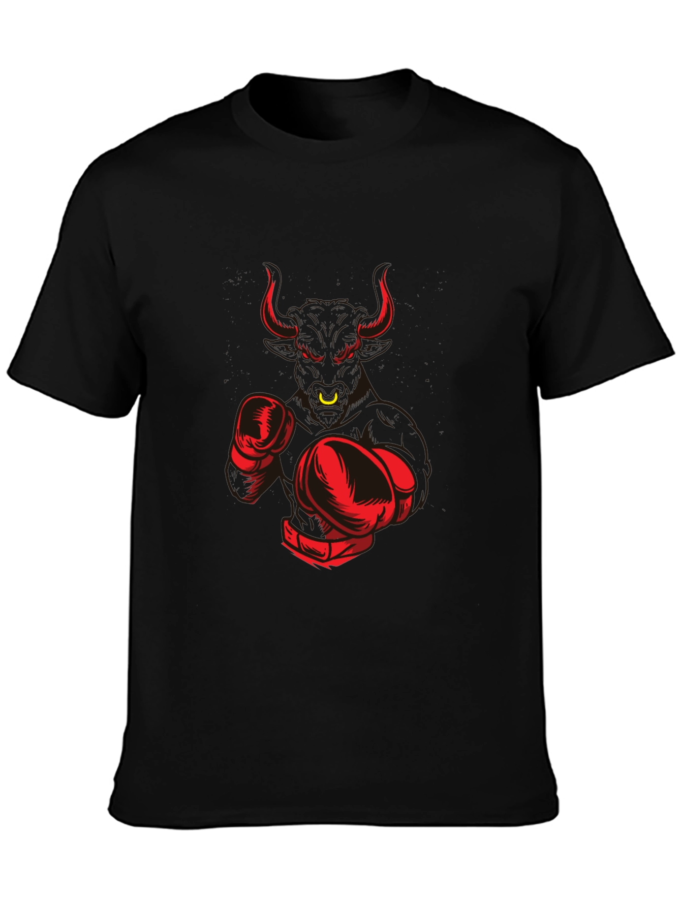 Bull Boxer Graphic Tee - Mens Black T-Shirt