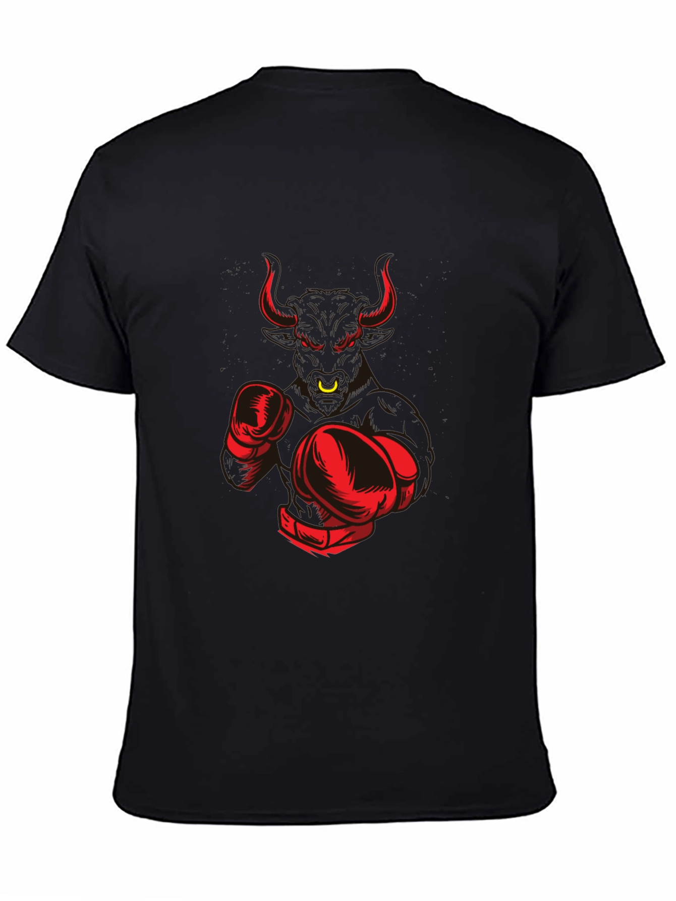 Bull Boxer Graphic Tee - Mens Black T-Shirt