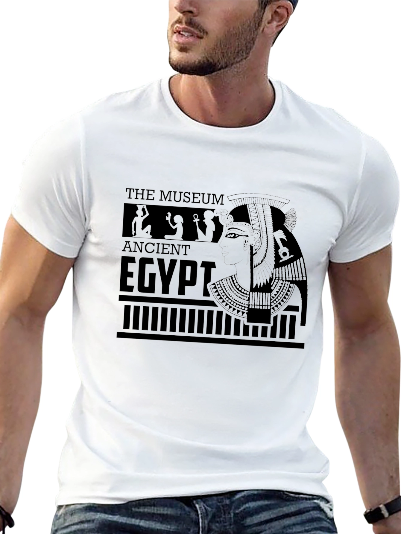 Ancient Egypt Museum Black T-Shirt