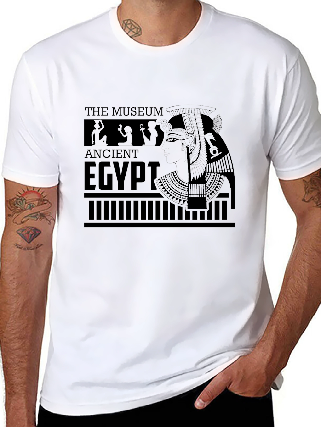 Ancient Egypt Museum Black T-Shirt
