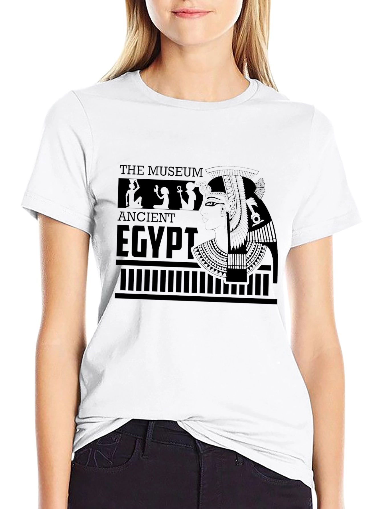 Ancient Egypt Museum Black T-Shirt