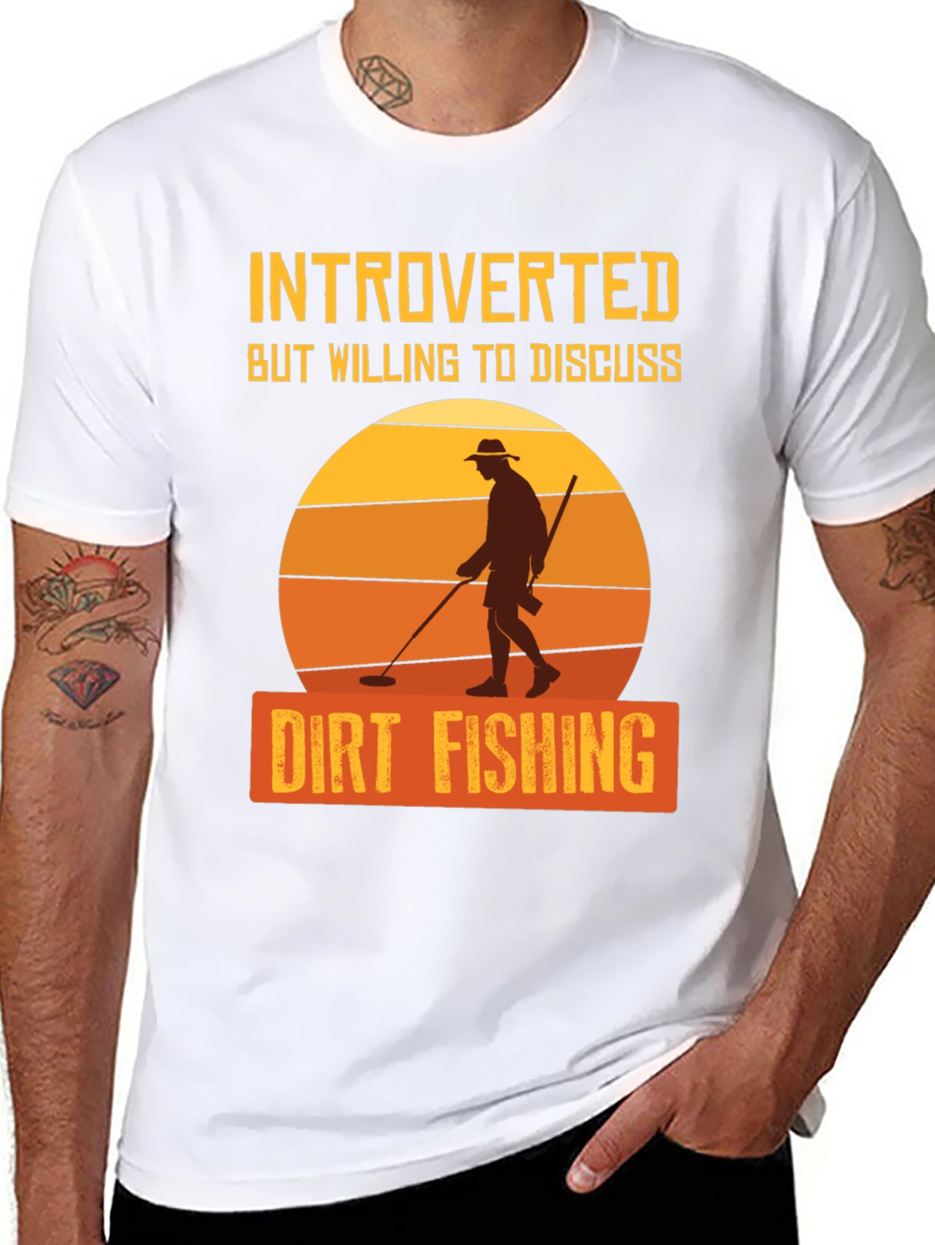 Introverted Dirt Fishing T-Shirt