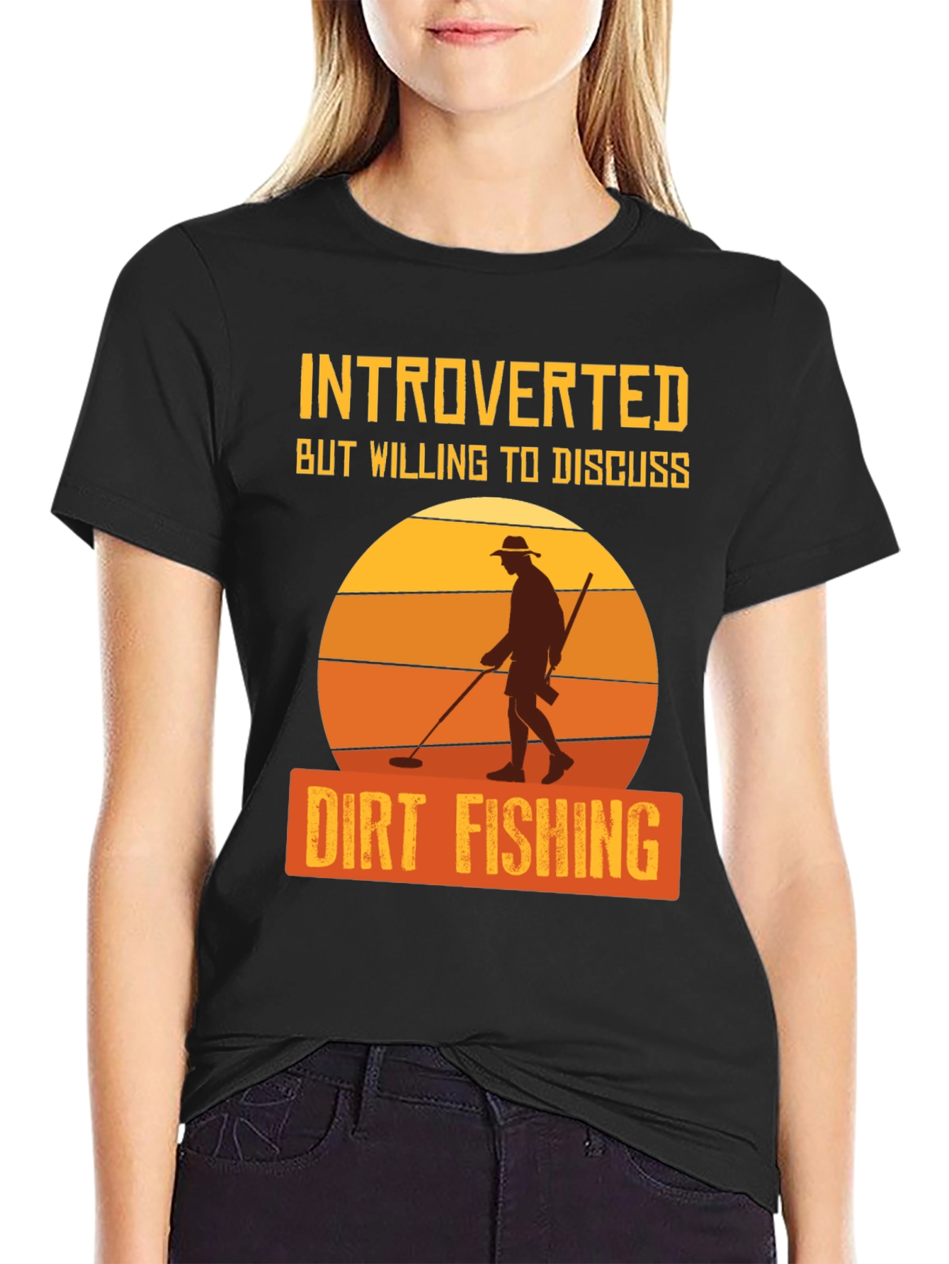 Introverted Dirt Fishing T-Shirt