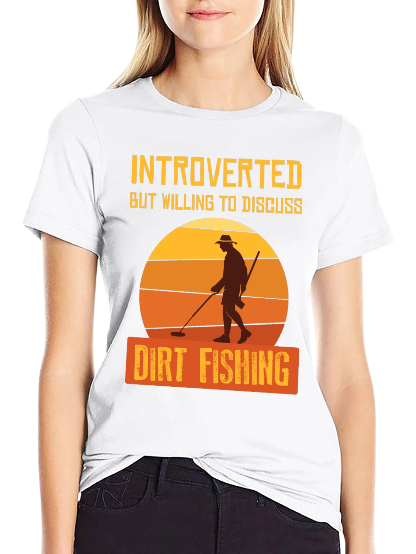 Introverted Dirt Fishing T-Shirt