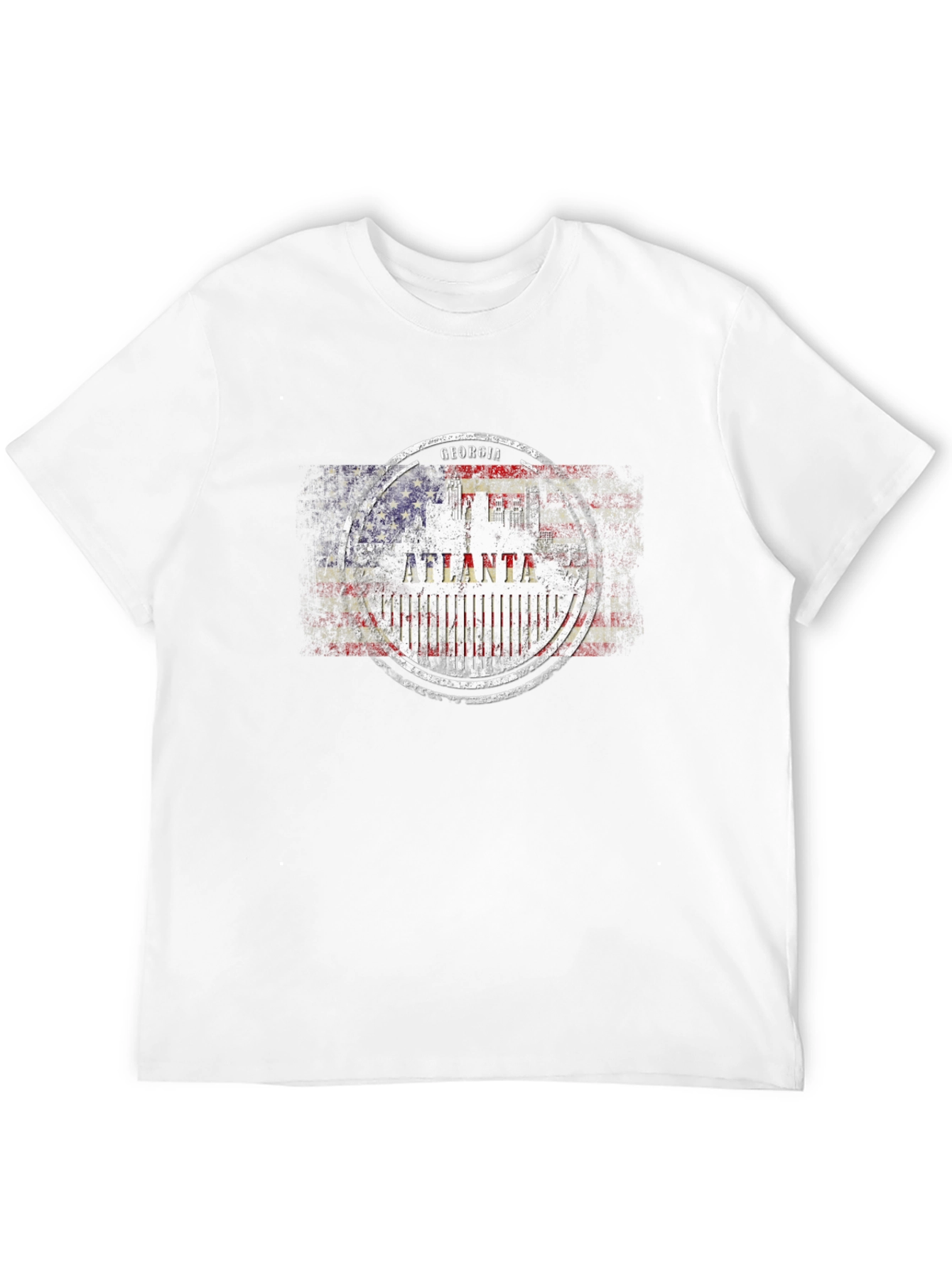 Atlanta Georgia T-Shirt - Patriotic Design