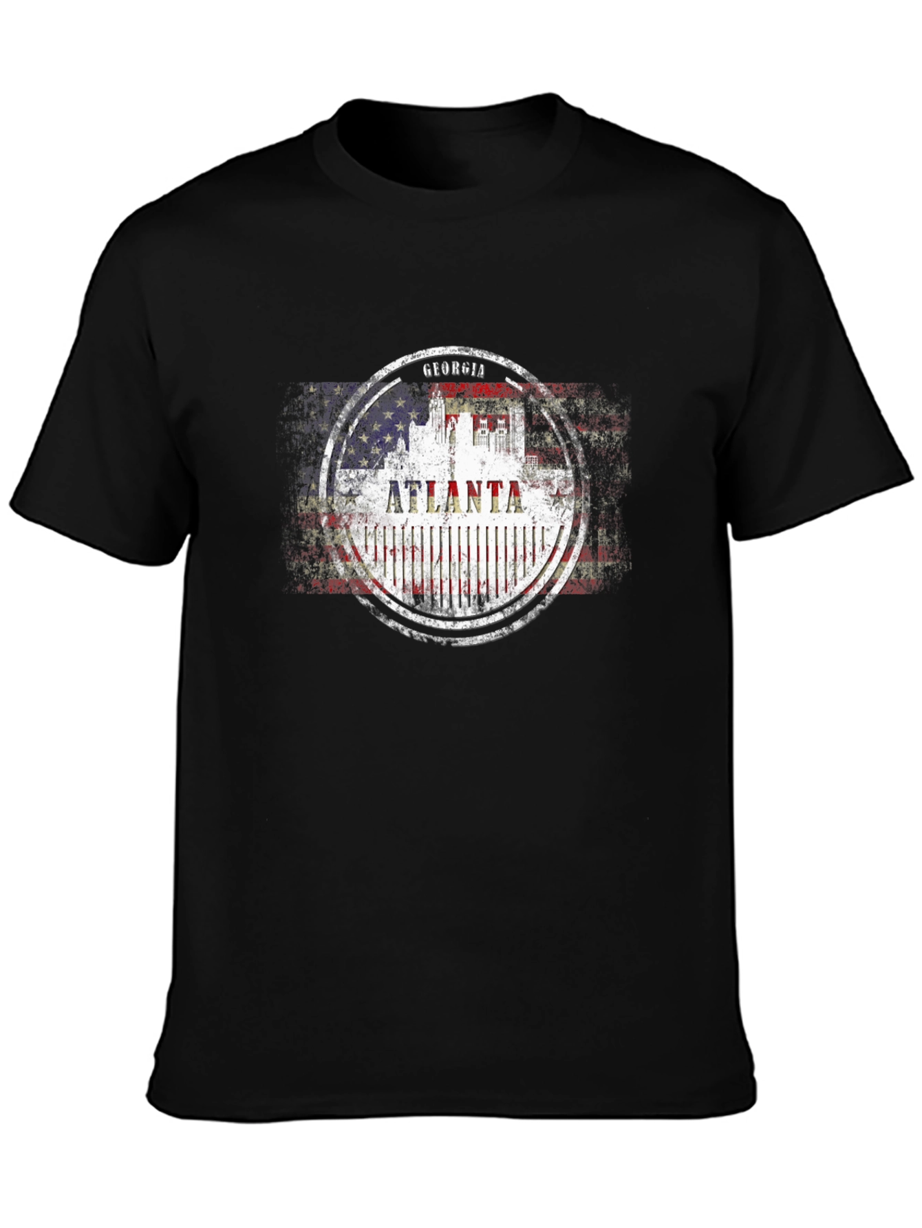 Atlanta Georgia T-Shirt - Patriotic Design