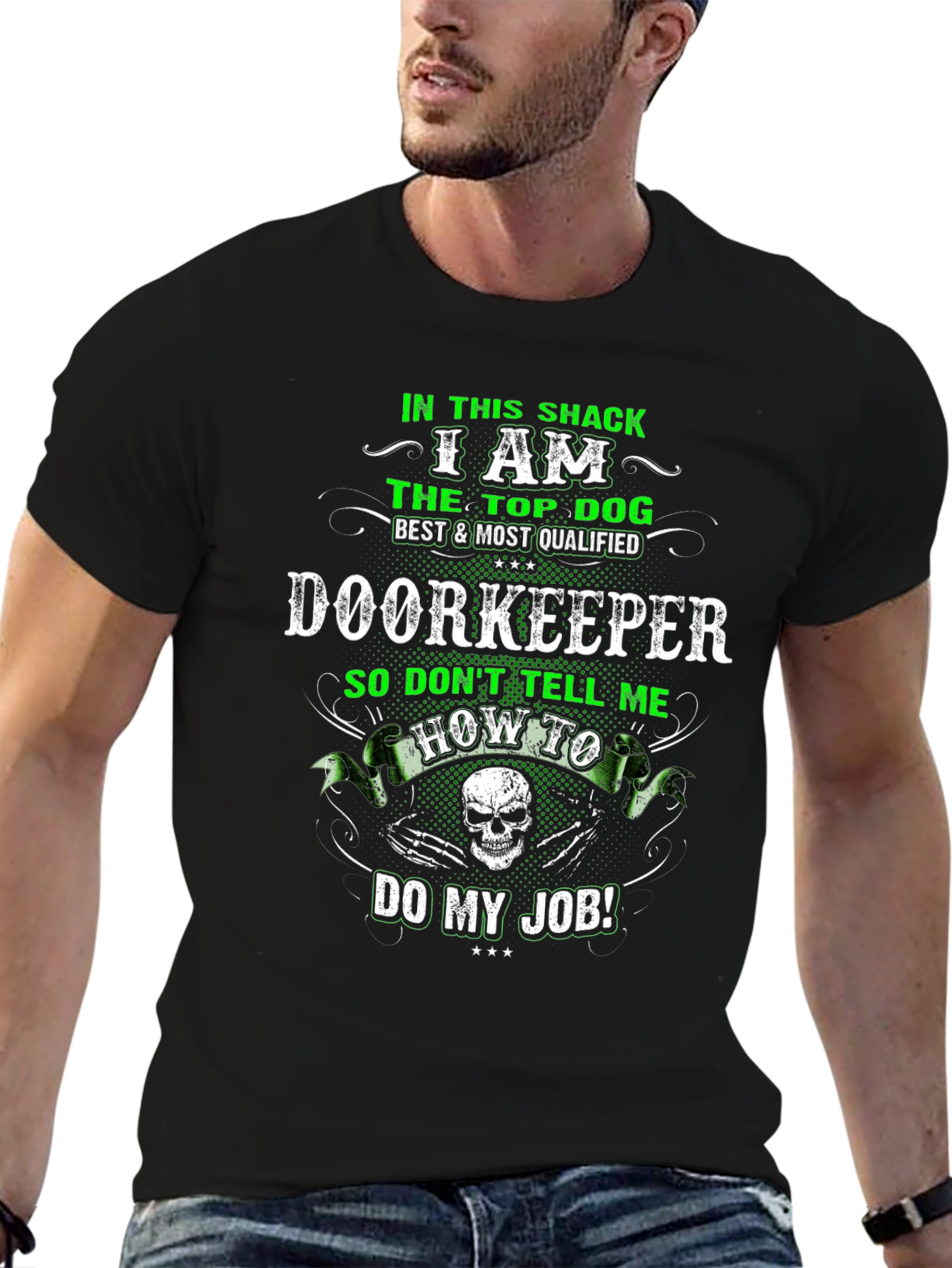 Doorkeeper Funny Slogan T-Shirt