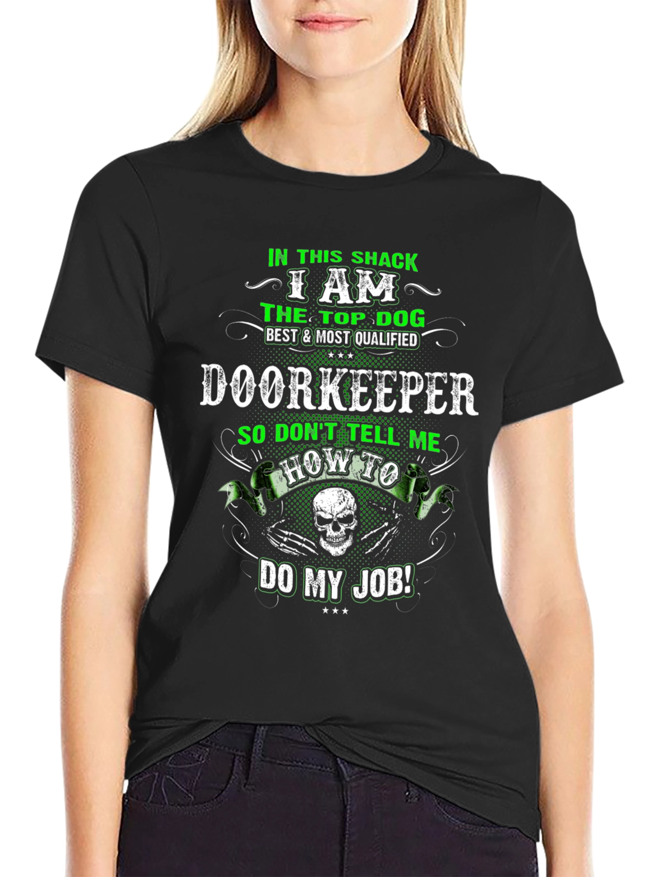 Doorkeeper Funny Slogan T-Shirt
