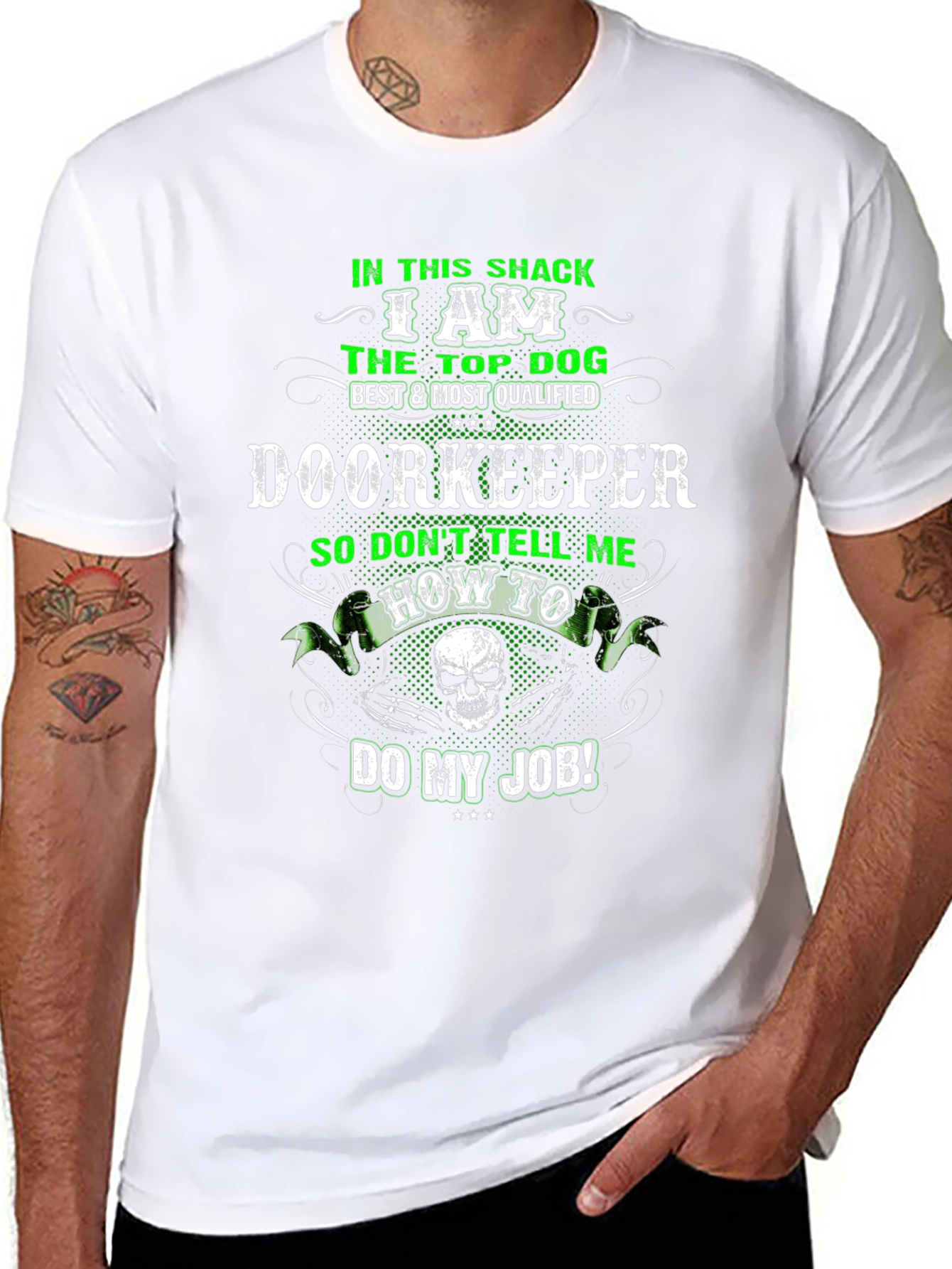 Doorkeeper Funny Slogan T-Shirt