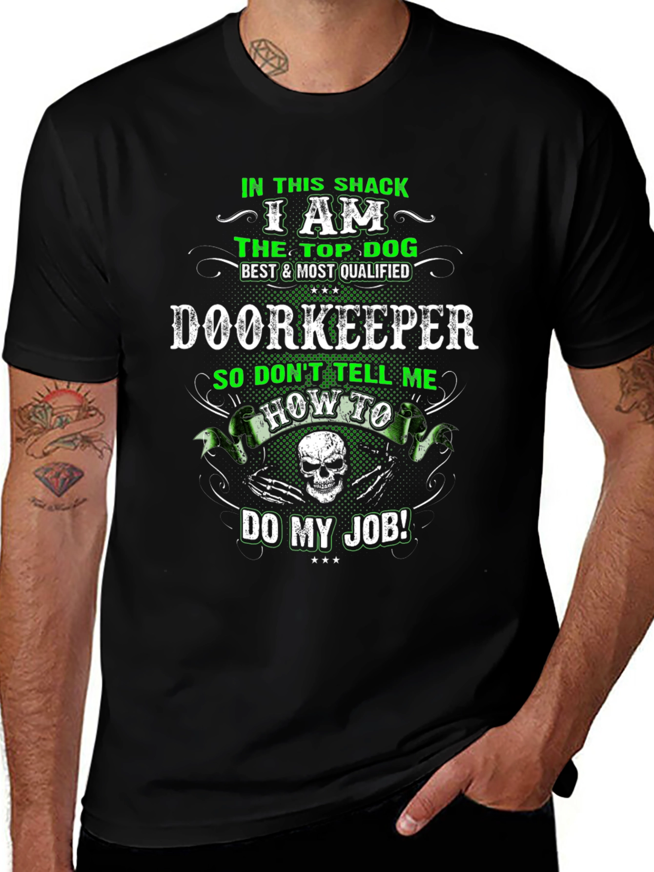 Doorkeeper Funny Slogan T-Shirt
