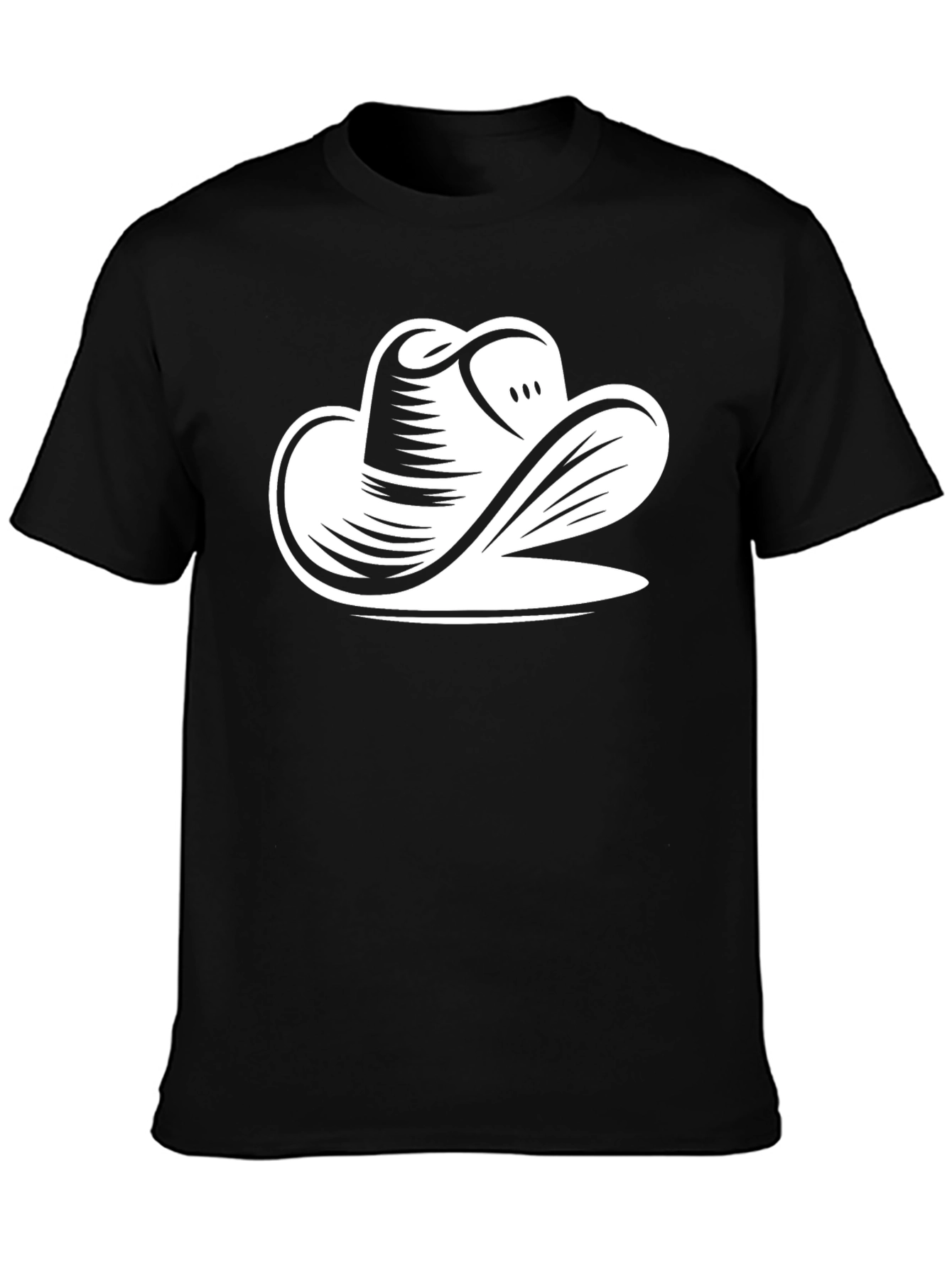 Black Cowboy Hat Graphic Tee