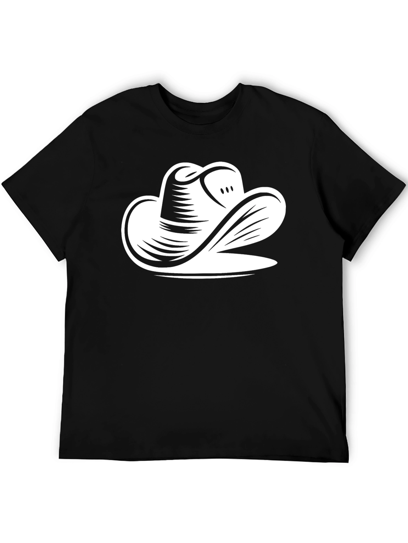 Black Cowboy Hat Graphic Tee