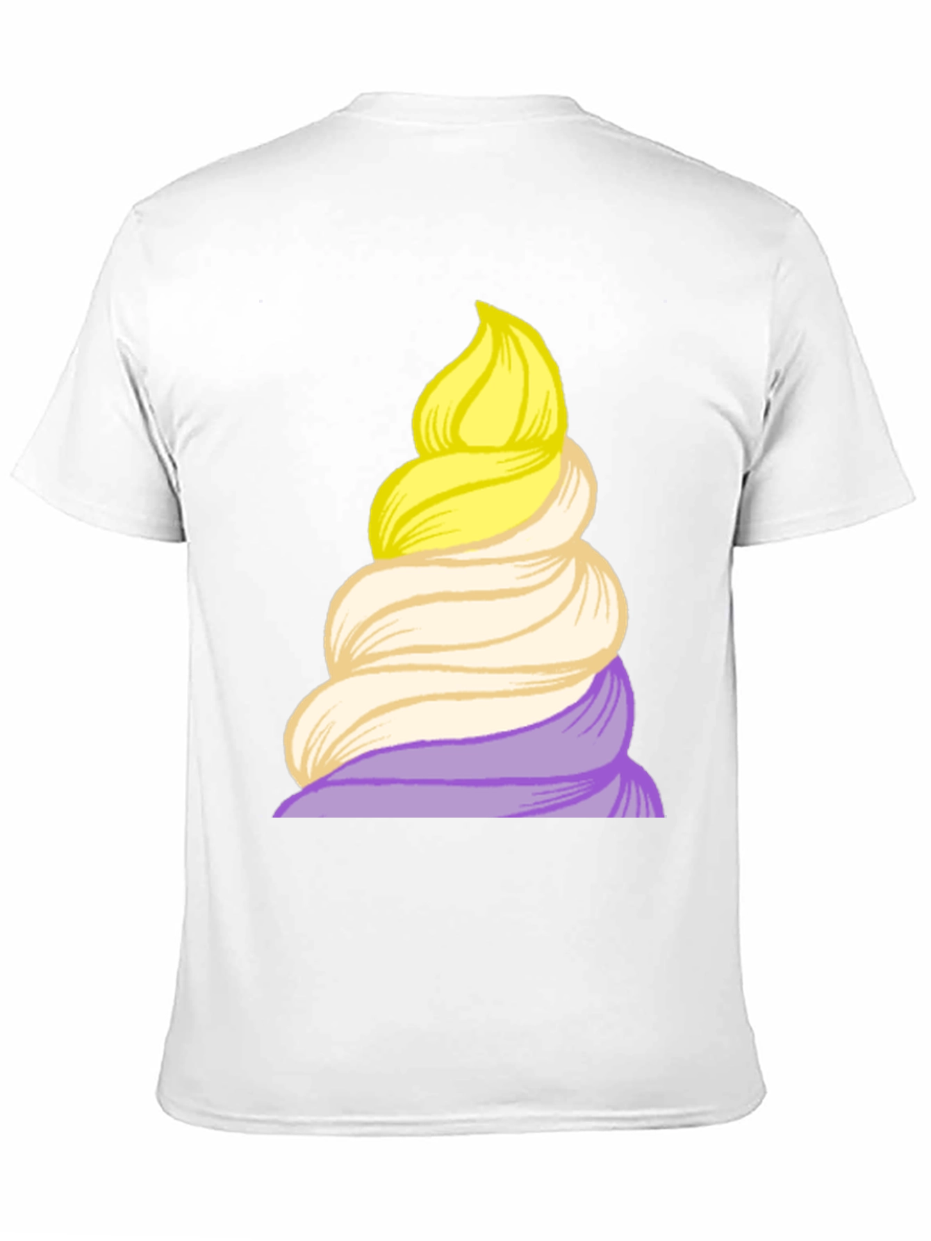 Whimsical Swirl T-Shirt - Unique Graphic Tee