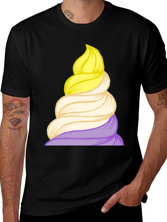 Whimsical Swirl T-Shirt - Unique Graphic Tee