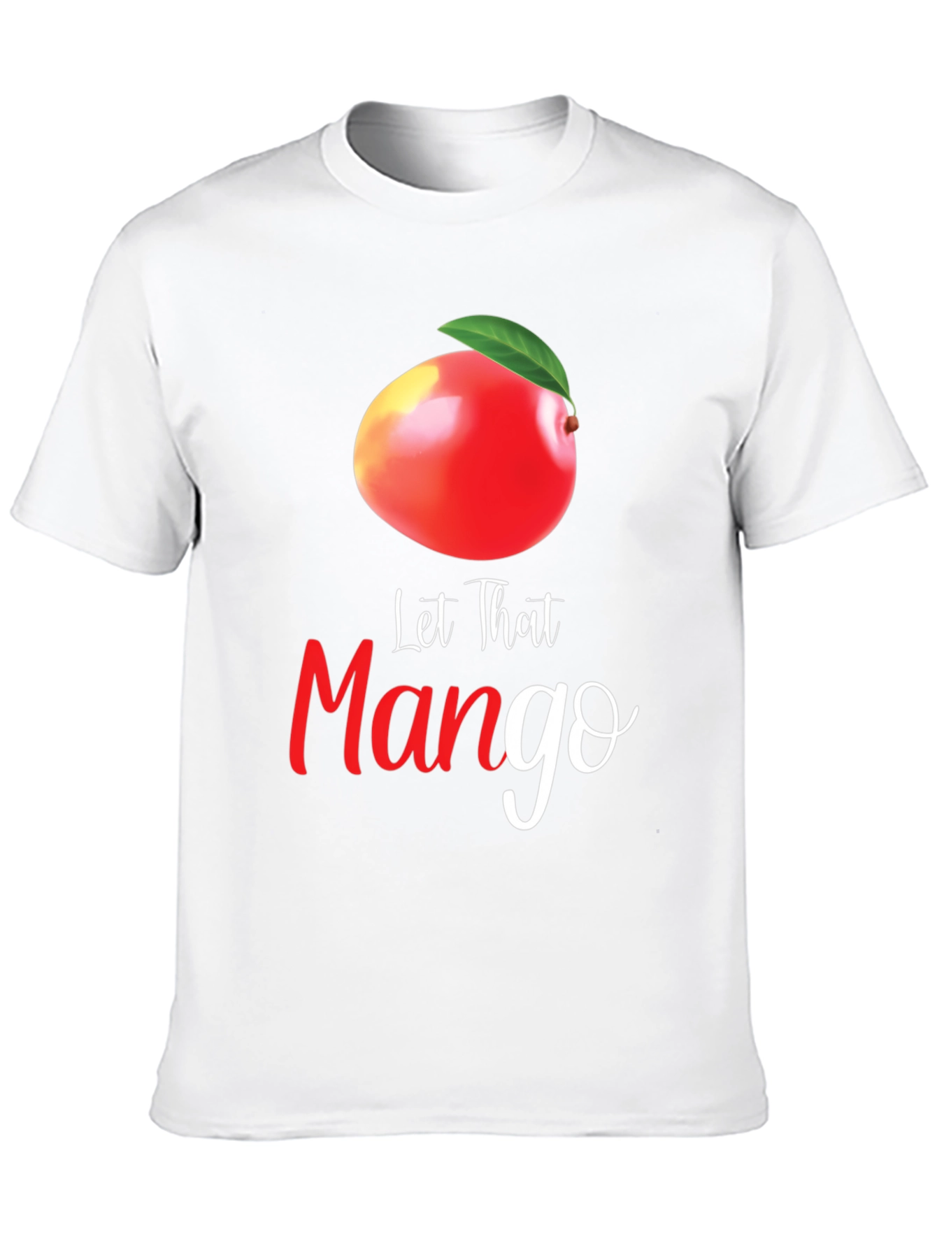 Let That Mango Graphic T-Shirt - Black