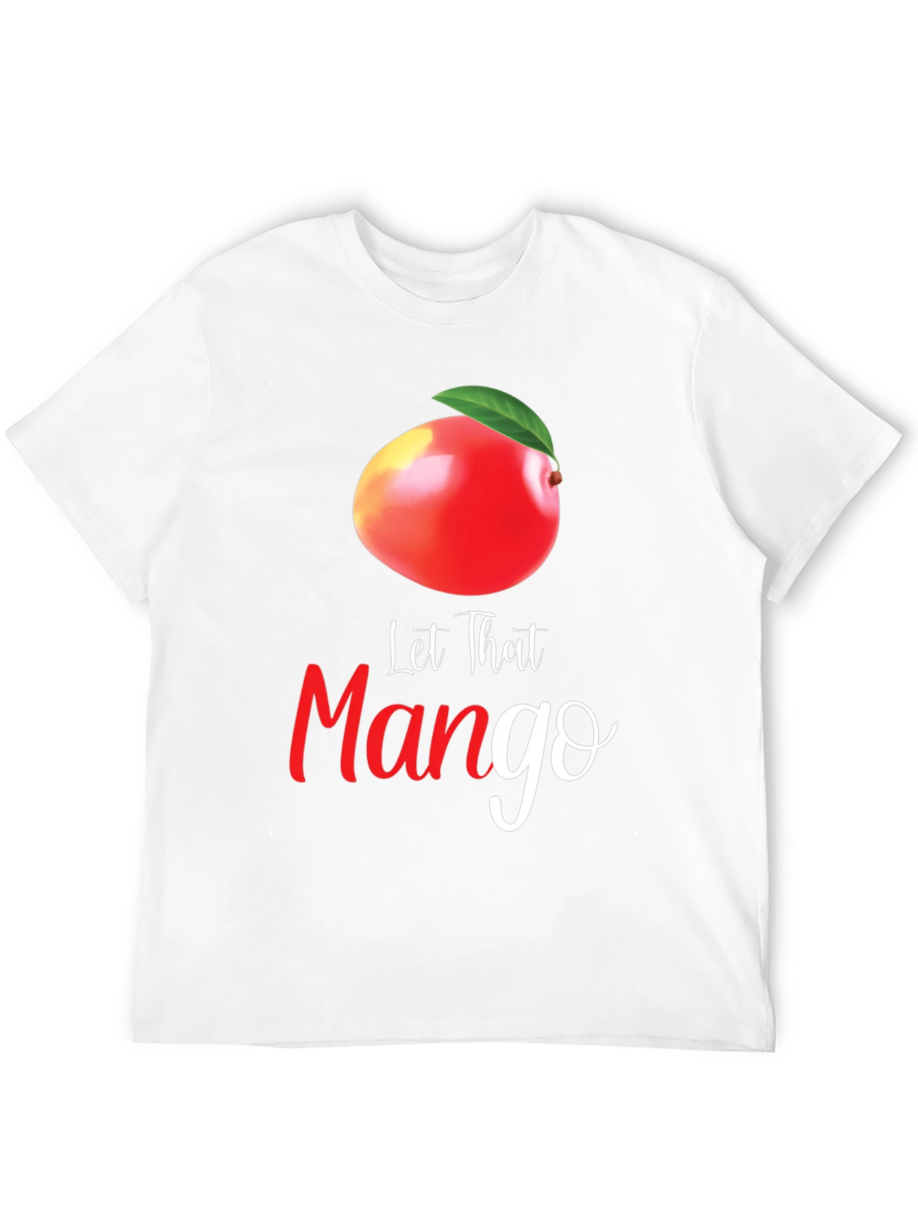 Let That Mango Graphic T-Shirt - Black