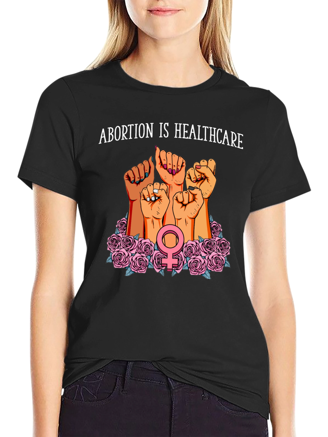 Abortion is Healthcare Graphic T-Shirt