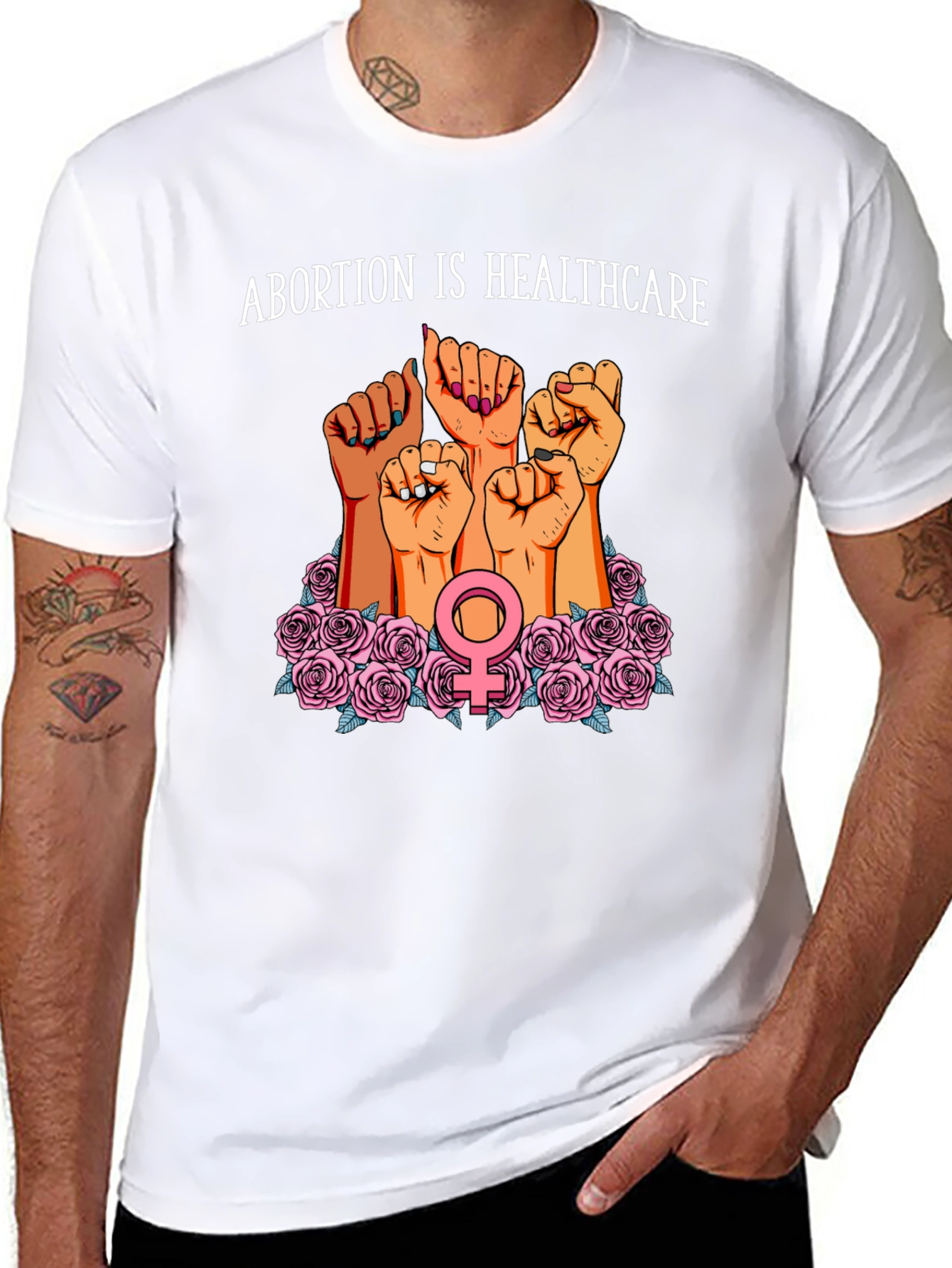 Abortion is Healthcare Graphic T-Shirt
