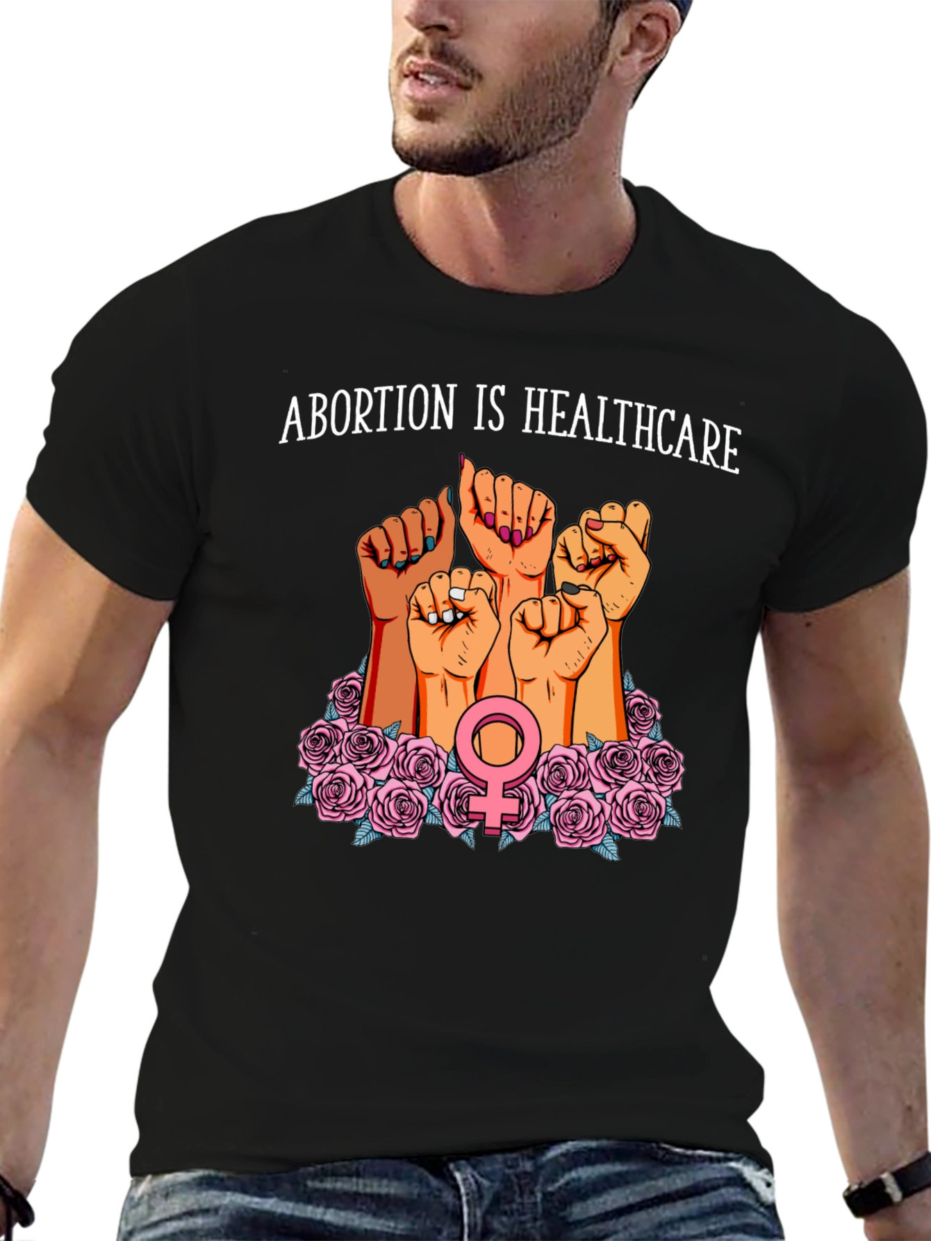 Abortion is Healthcare Graphic T-Shirt