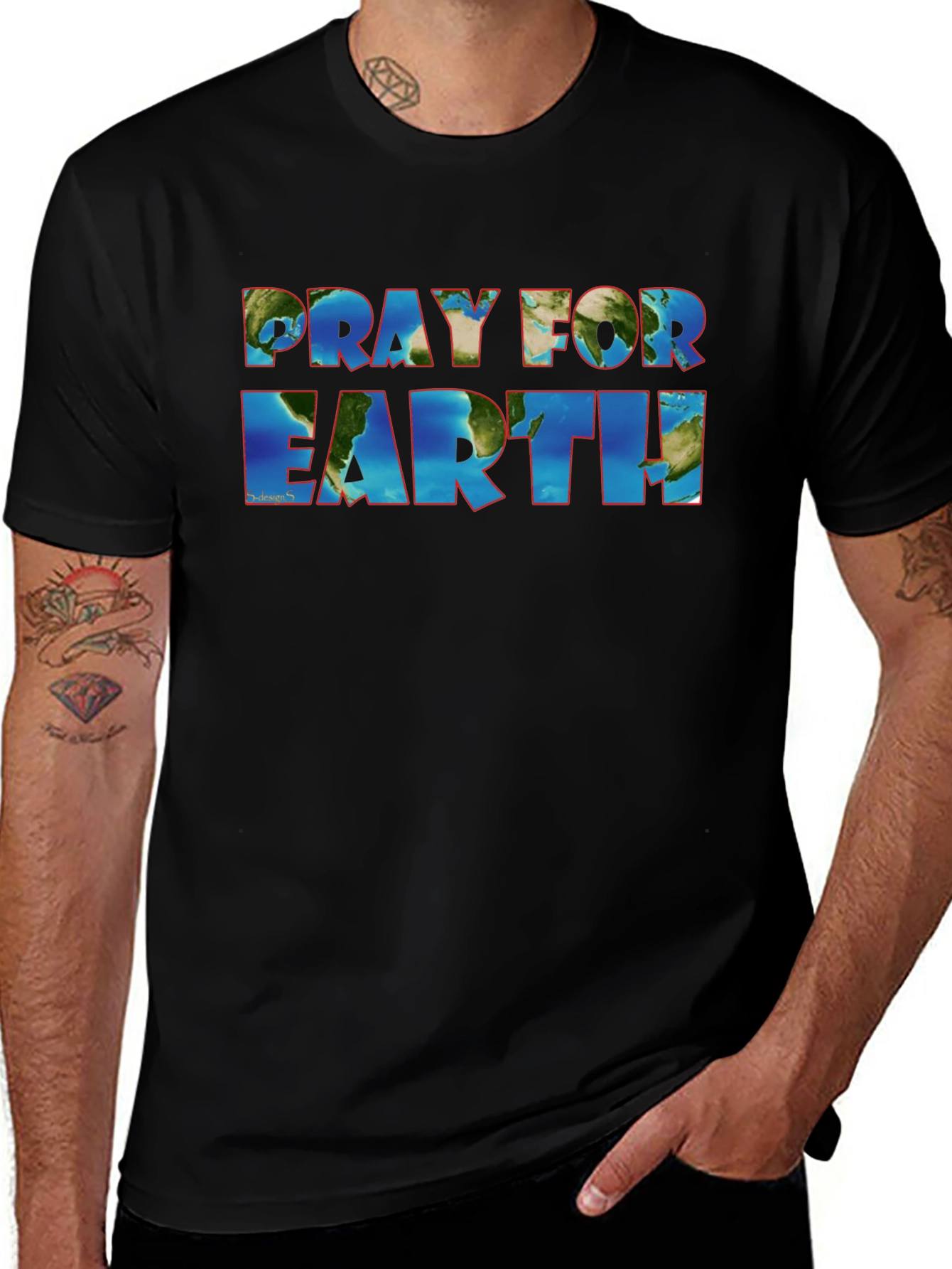 Pray for Earth T-Shirt - Global Awareness Tee