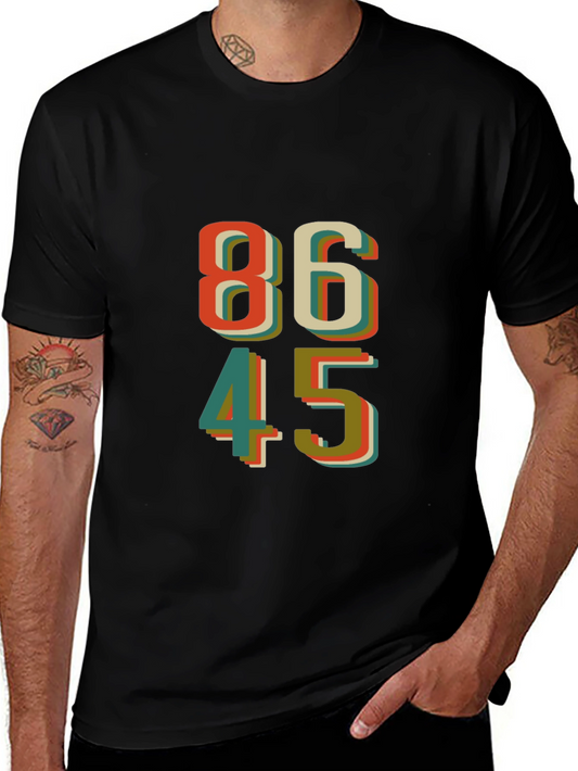 86 45 Graphic T-Shirt - Retro Design