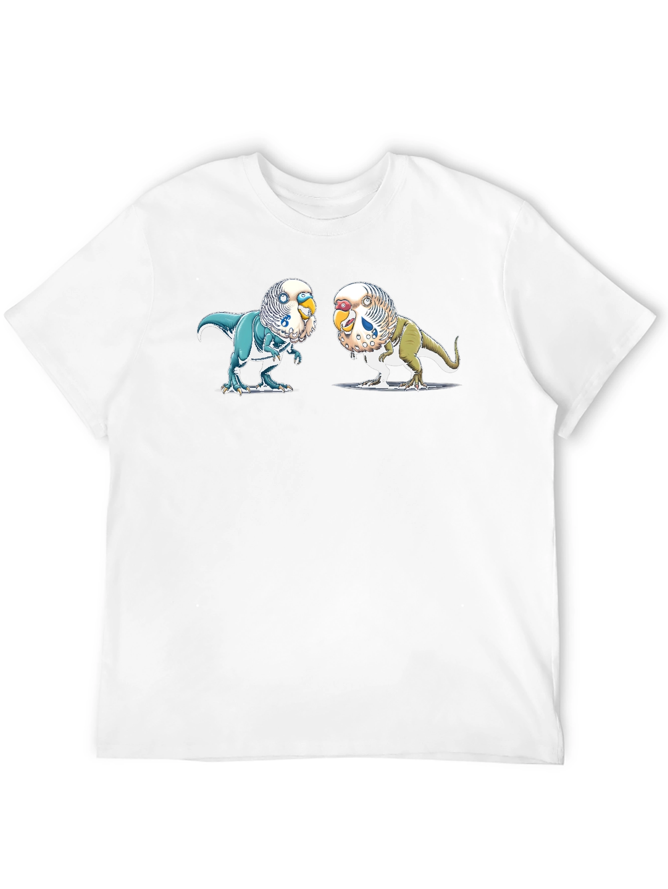 Parakeet Dinosaur T-Shirt
