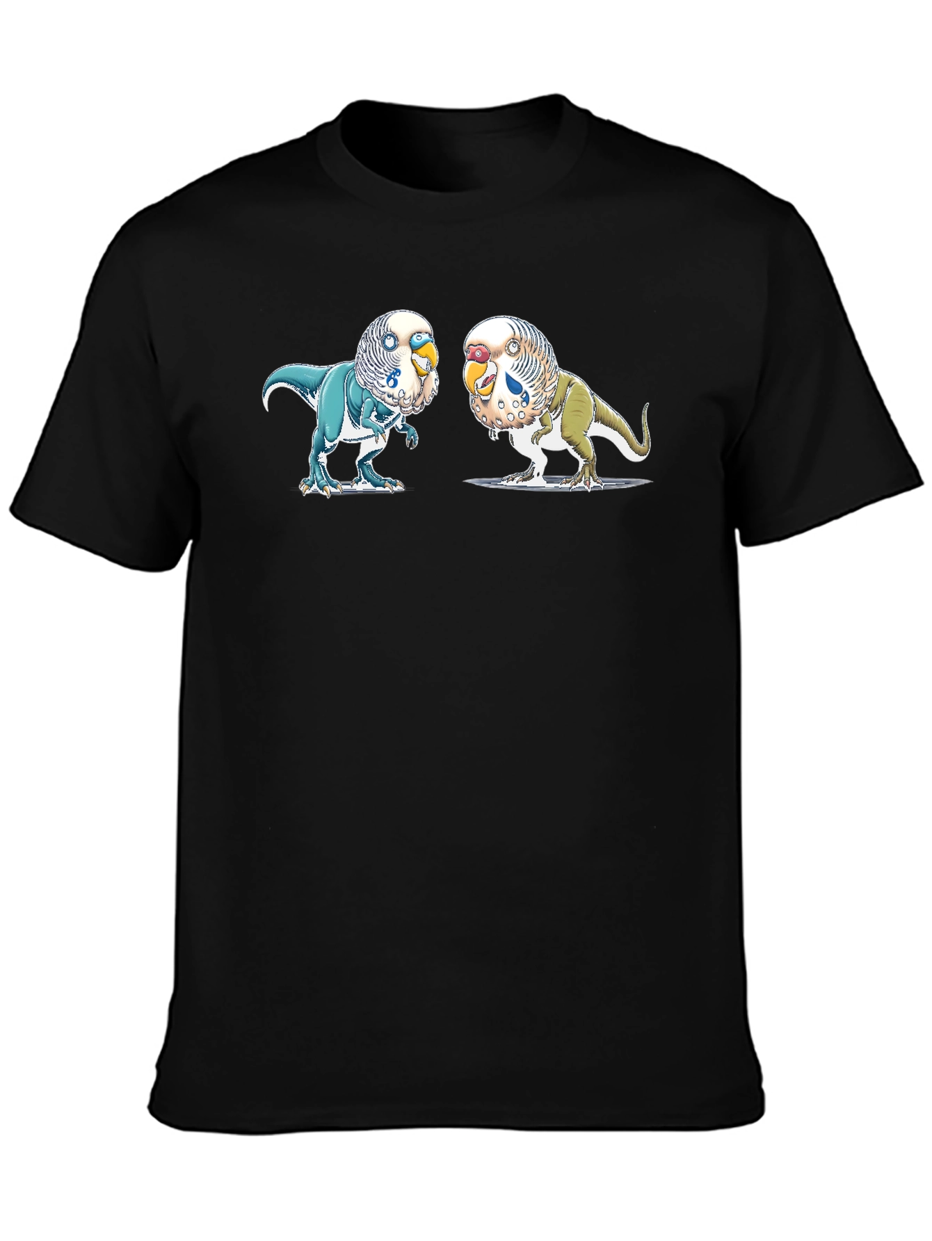 Parakeet Dinosaur T-Shirt
