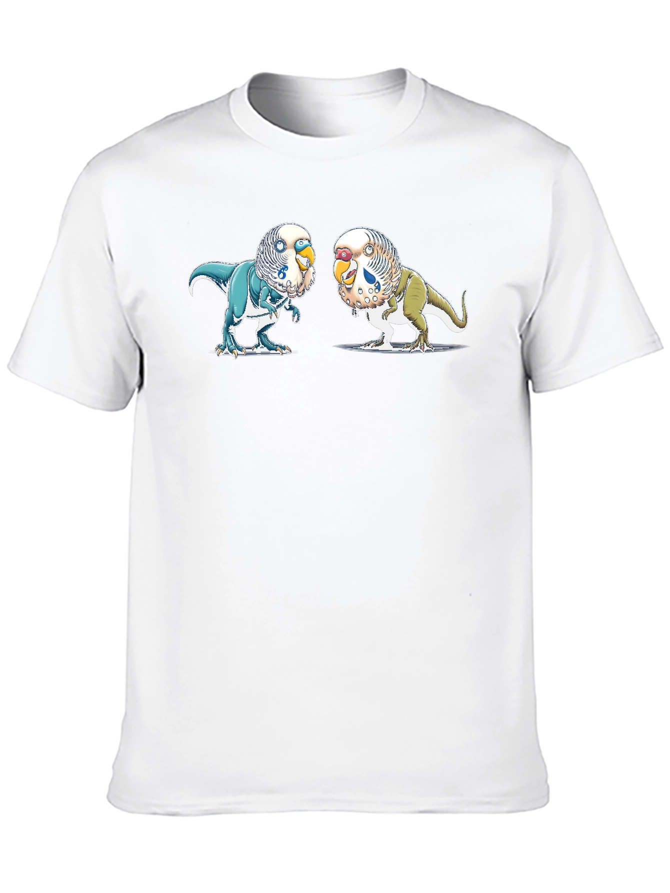 Parakeet Dinosaur T-Shirt