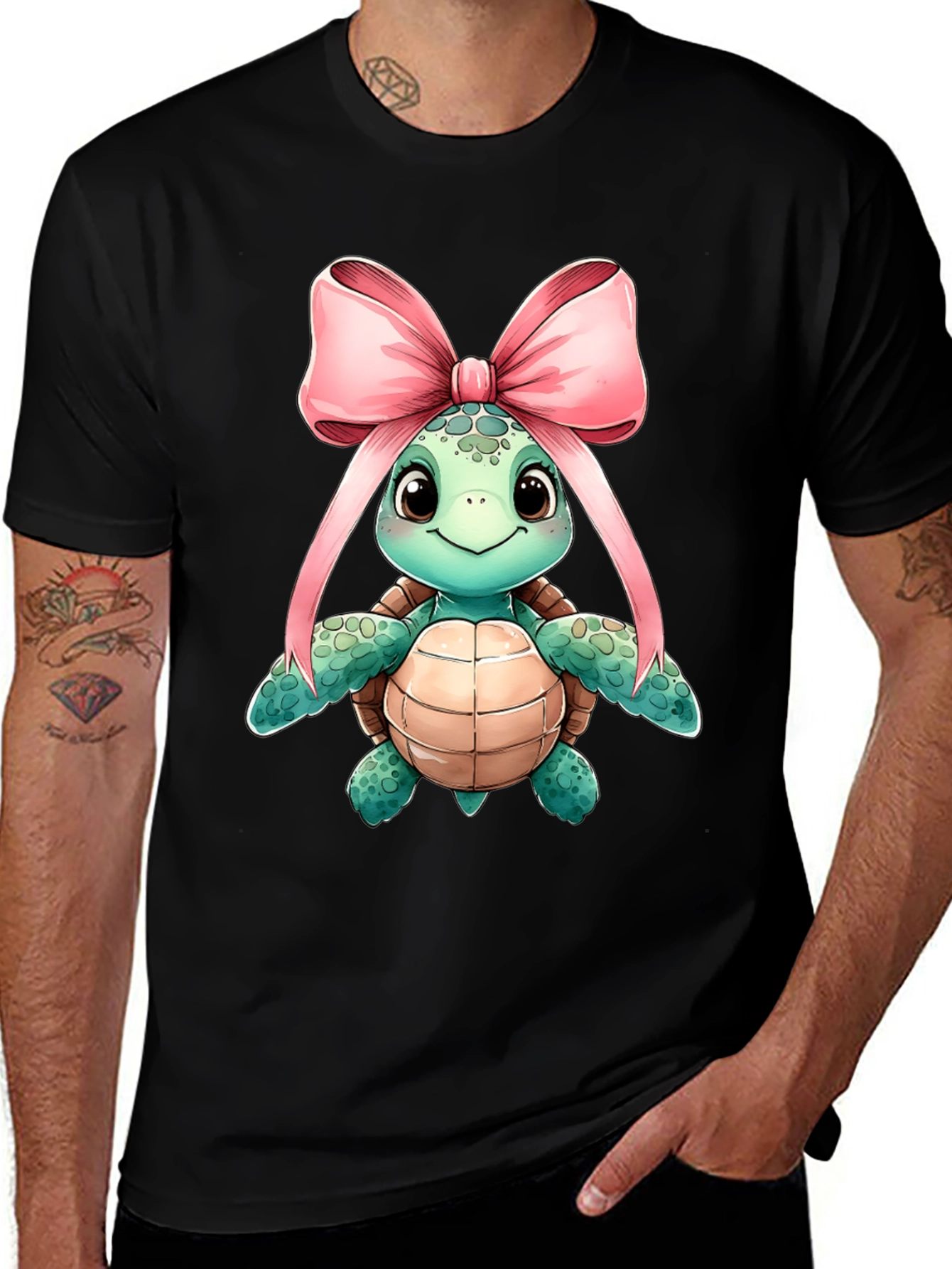 Turtle with Bow Tie T-Shirt