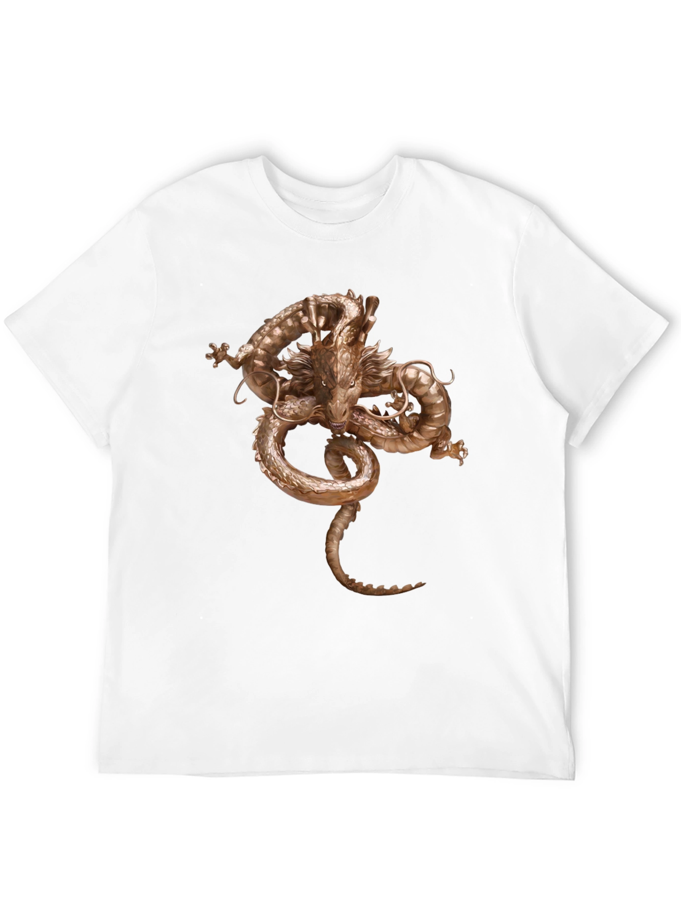 Dragon Graphic Tee - Black Casual Wear