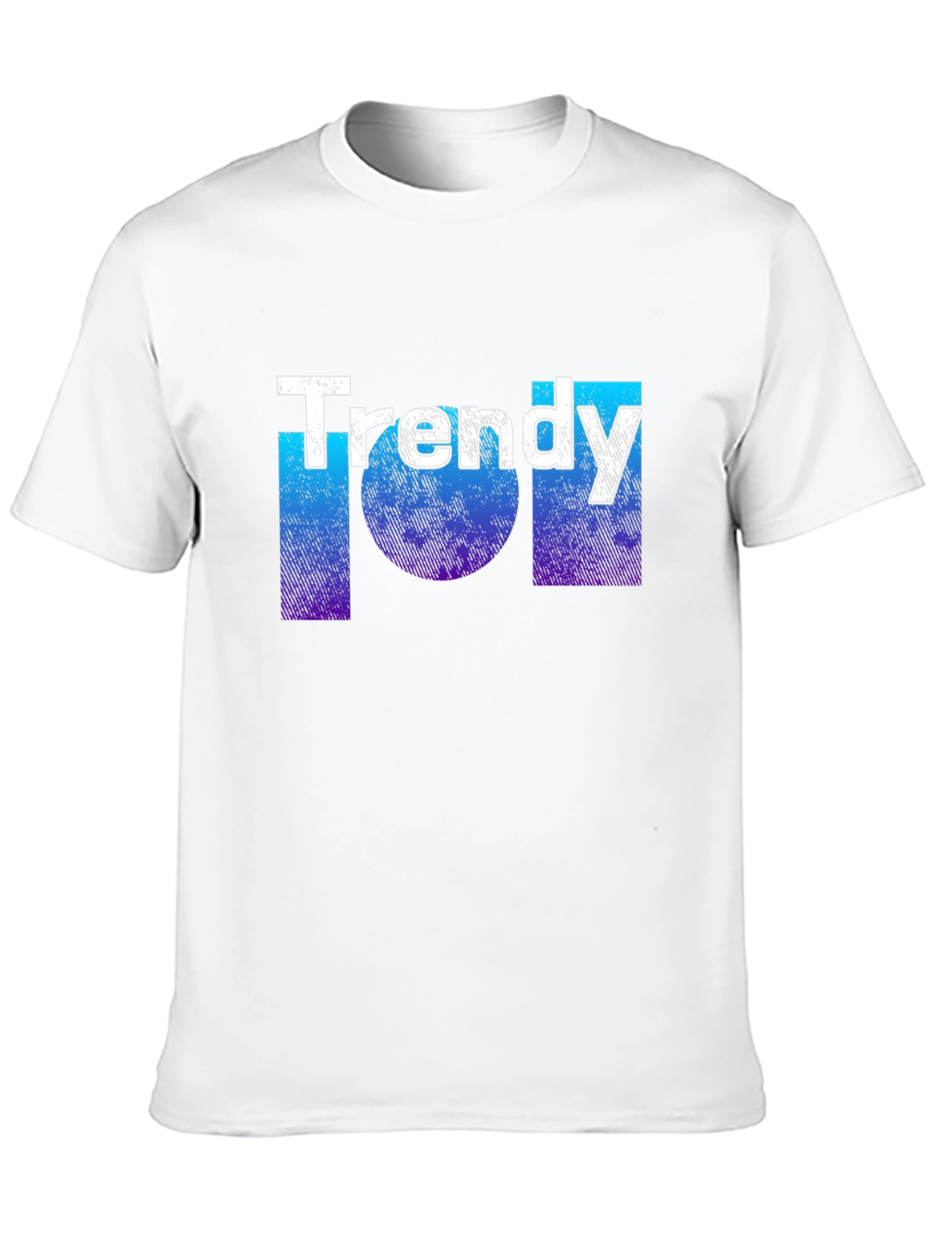 Trendy Graphic T-Shirt - Black Cotton Tee