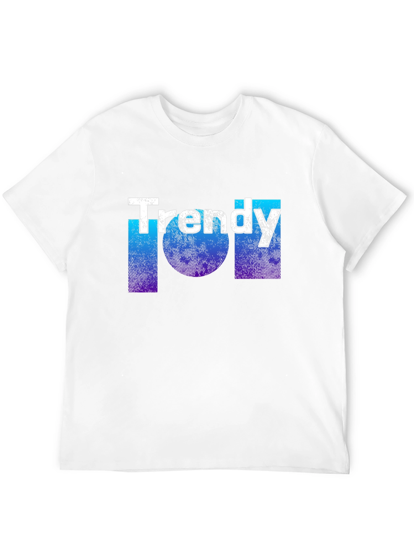 Trendy Graphic T-Shirt - Black Cotton Tee